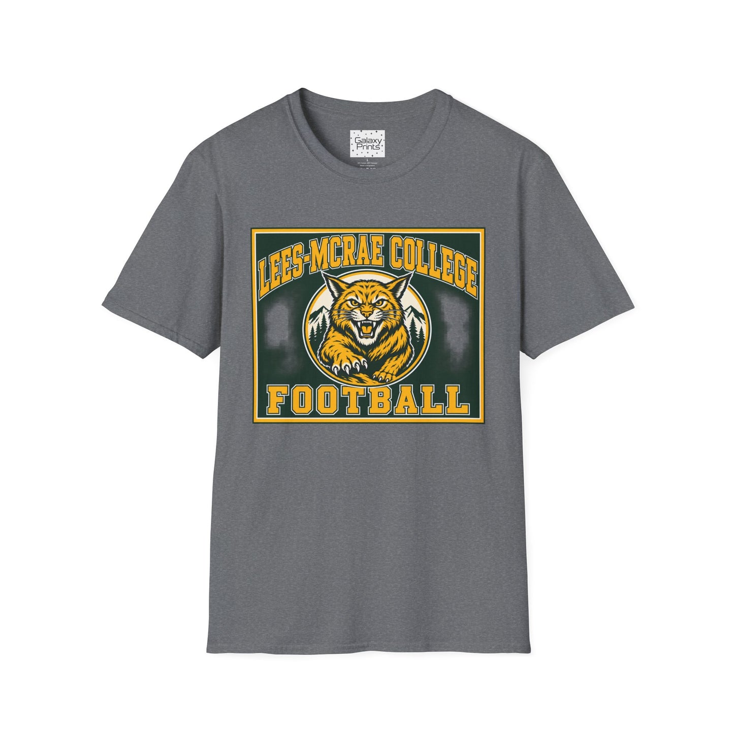 Lees-McRae College Bobcats Vintage Football T-Shirt — Retro Wily Bobcat