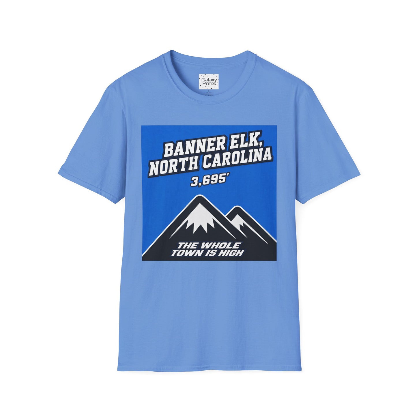 Banner Elk, NC - The whole town is High T-Shirt — 3,695' Mountain Souvenir Tee