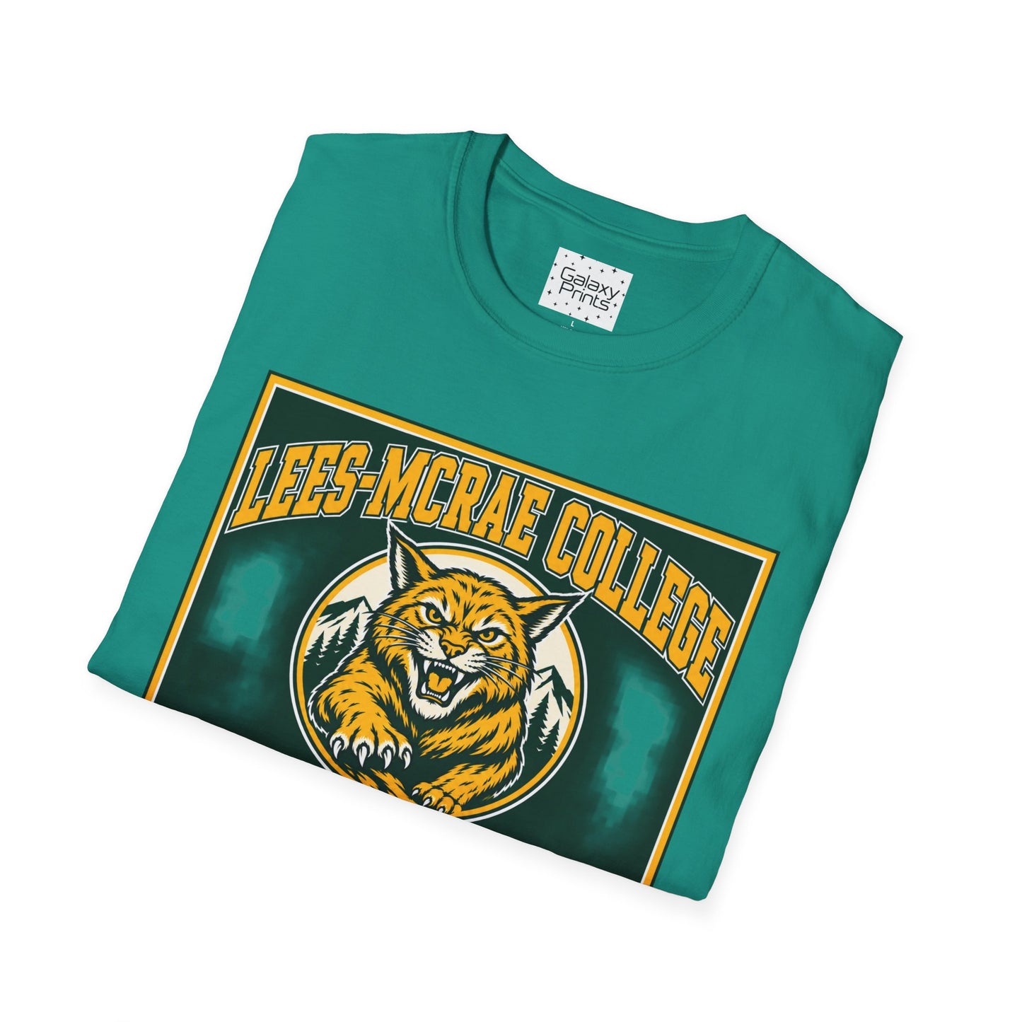 Lees-McRae College Bobcats Vintage Football T-Shirt — Retro Wily Bobcat