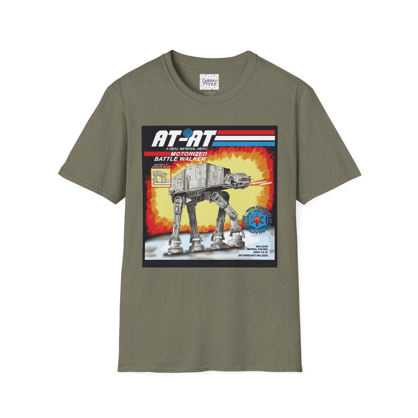 Star Wars AT-AT Walker Toy Box Retro Graphic Unisex Softstyle T-Shirt