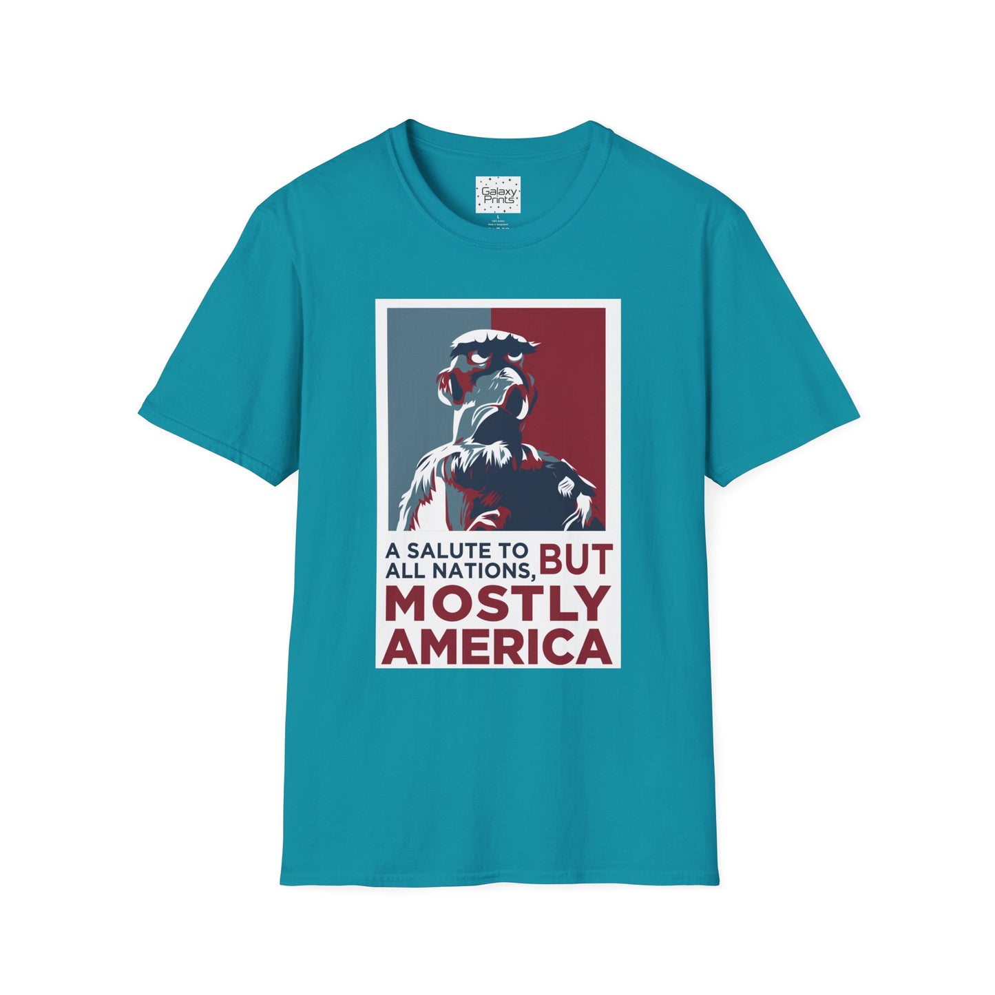 DISNEY inspired Unisex T-Shirt - SAM EAGLE 'Salute To All Nations But Mostly America'