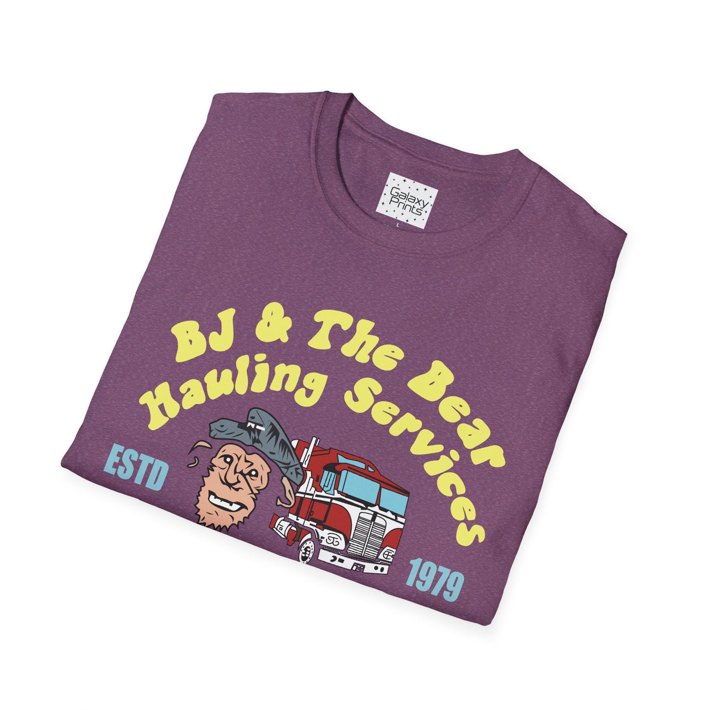Unisex T-Shirt - Truck Driver BJ and Bear Design - POP Culture
