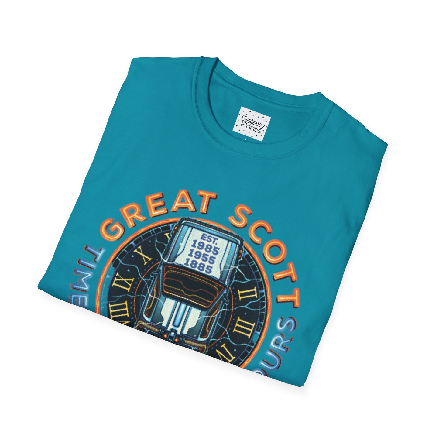 Back To The Future Inspired Unisex T-Shirt - 'Great Scott - Time Travel and Tours'