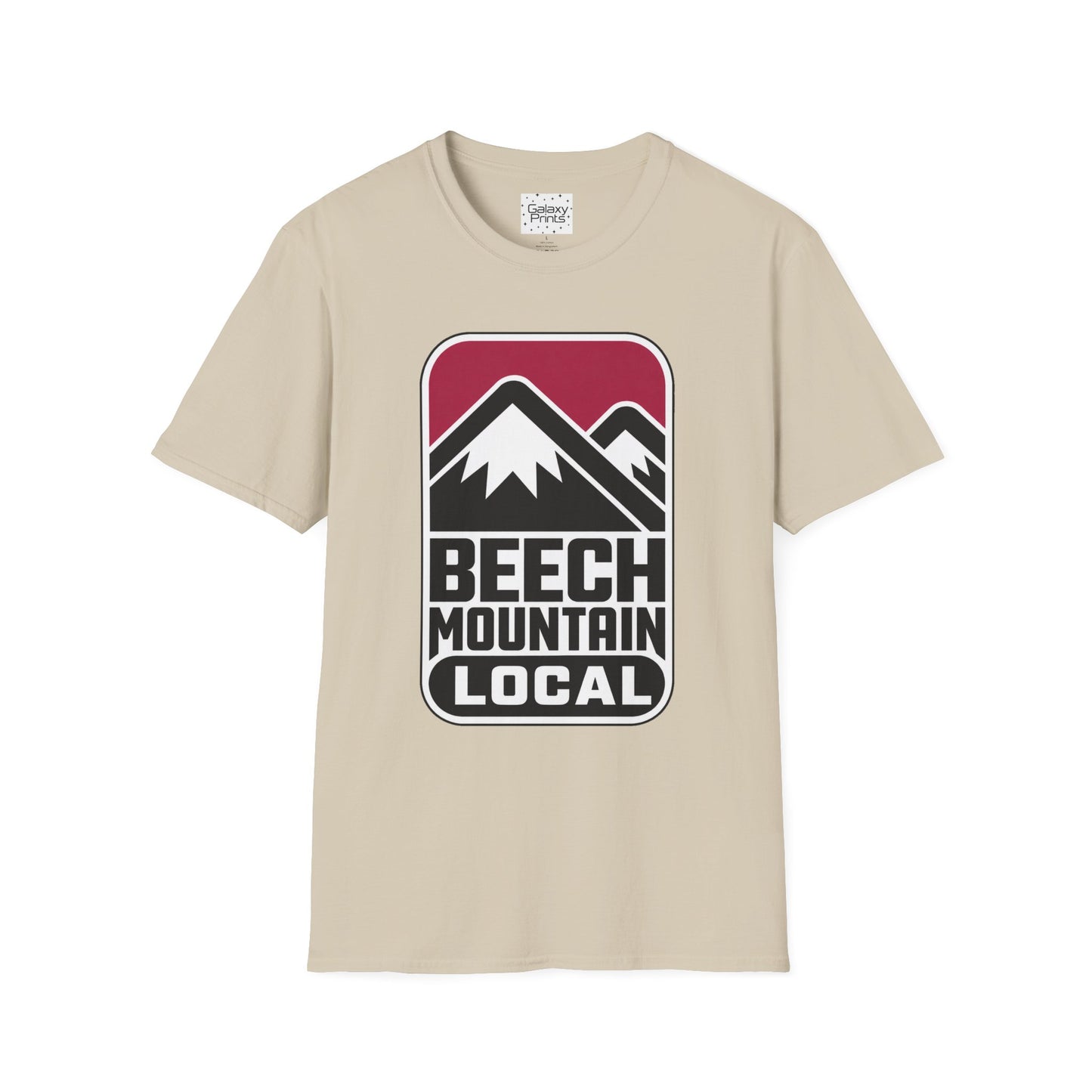 Beech Mountain Local T-Shirt - Retro Mountain Badge Graphic