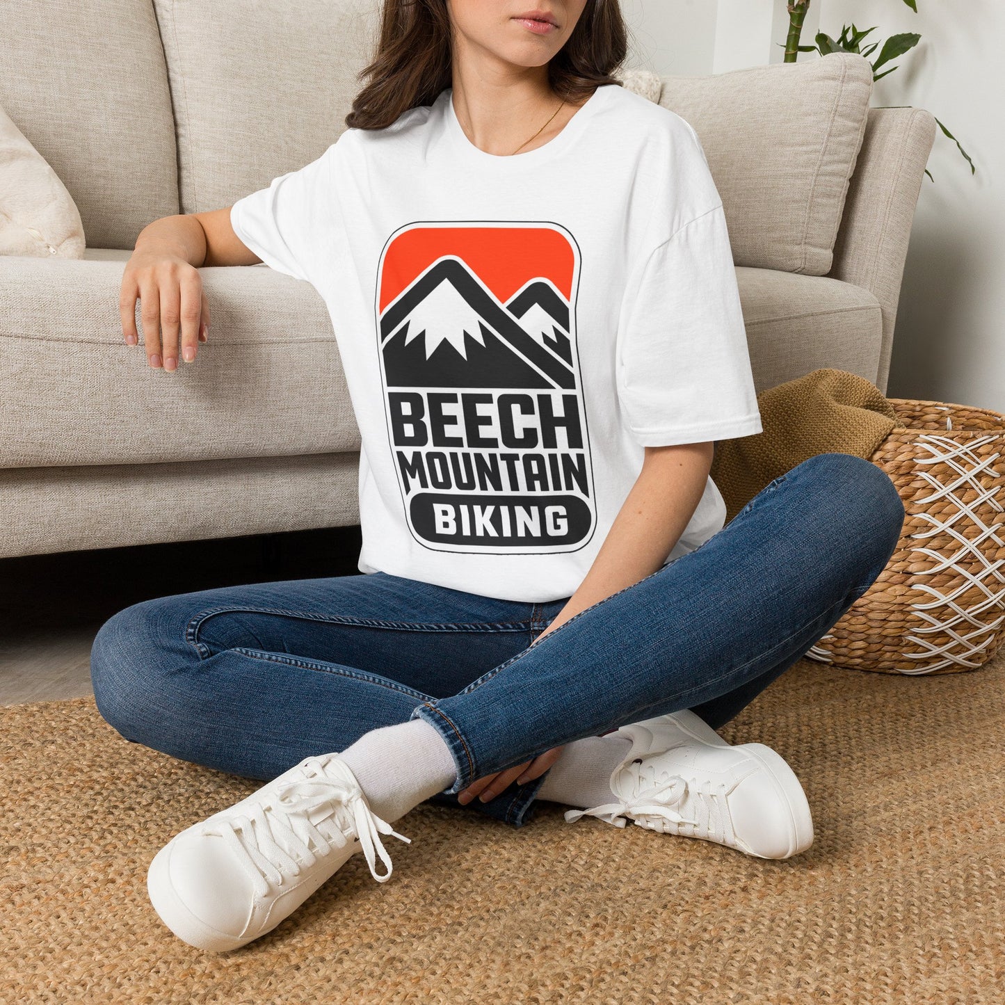 Beech Mountain Biking Logo Tee — Mountain Biking T-Shirt