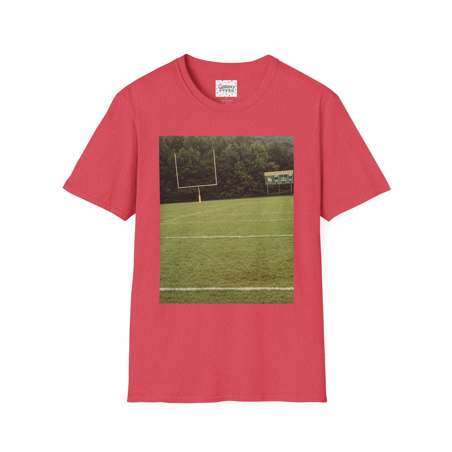 Tate Football Field Photo T-Shirt — Vintage LMC Football Graphic Tee