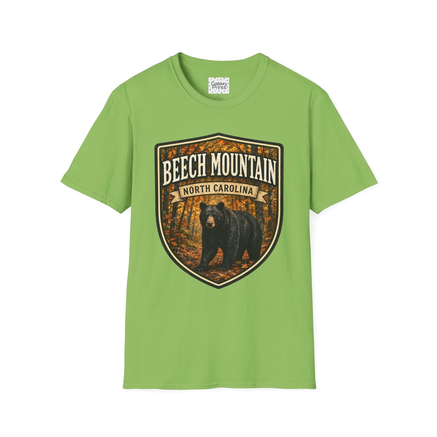 Beech Mountain North Carolina T-Shirt — Rustic Bear Mountain Graphic Tee
