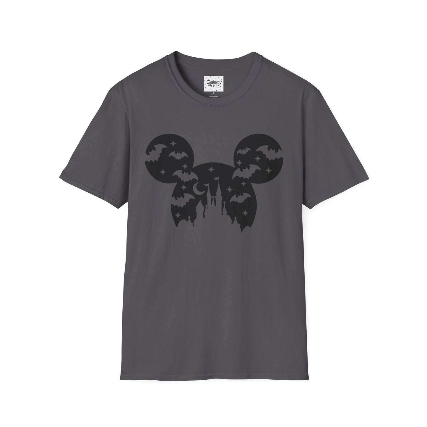 Unisex T-Shirt - DISNEY Inspired - 'Mickey Head with Castle for Halloween'