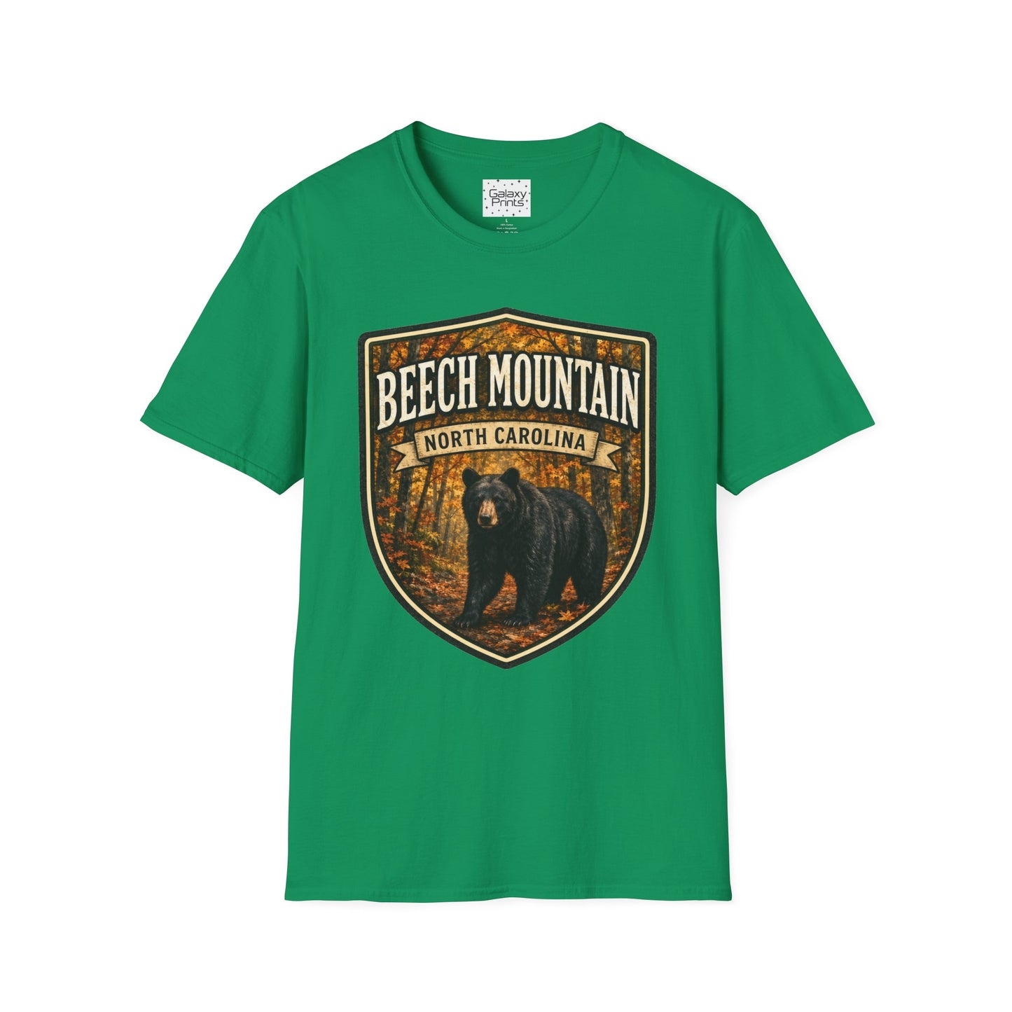 Beech Mountain North Carolina T-Shirt — Rustic Bear Mountain Graphic Tee