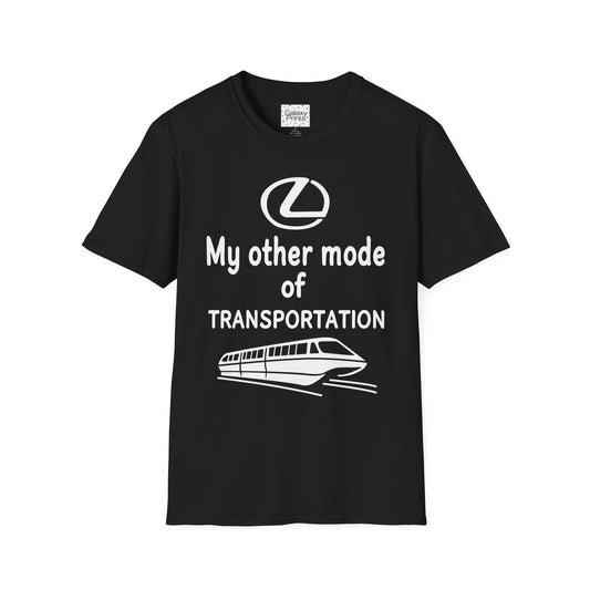 Unisex T-Shirt - DISNEY Inspired - 'Monorail - My other mode of Transportation - Lexus'