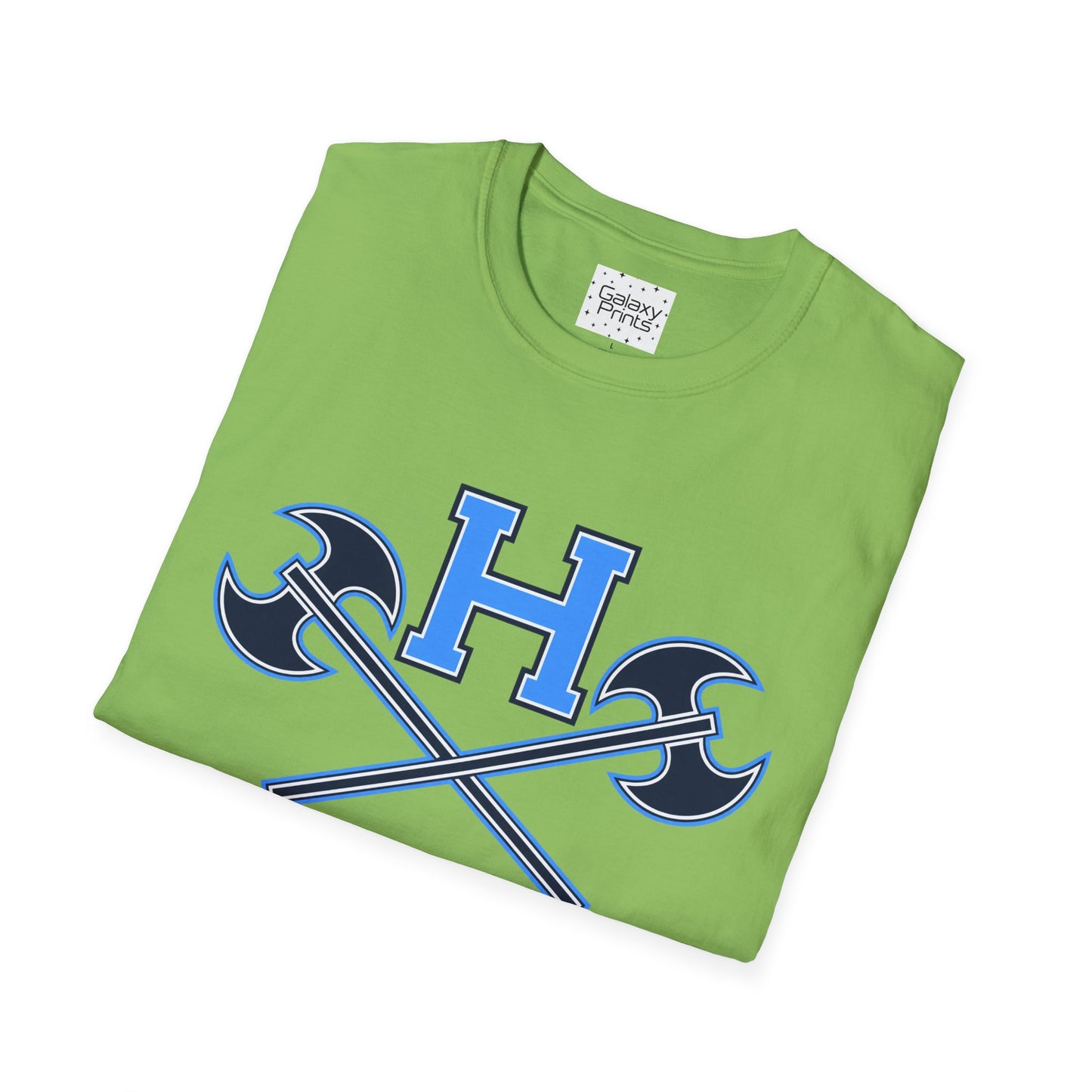 Hoggard - H w/ Axes T-Shirt – Blue 'H' with Crossed Battle Axes Graphic Spirit Tee