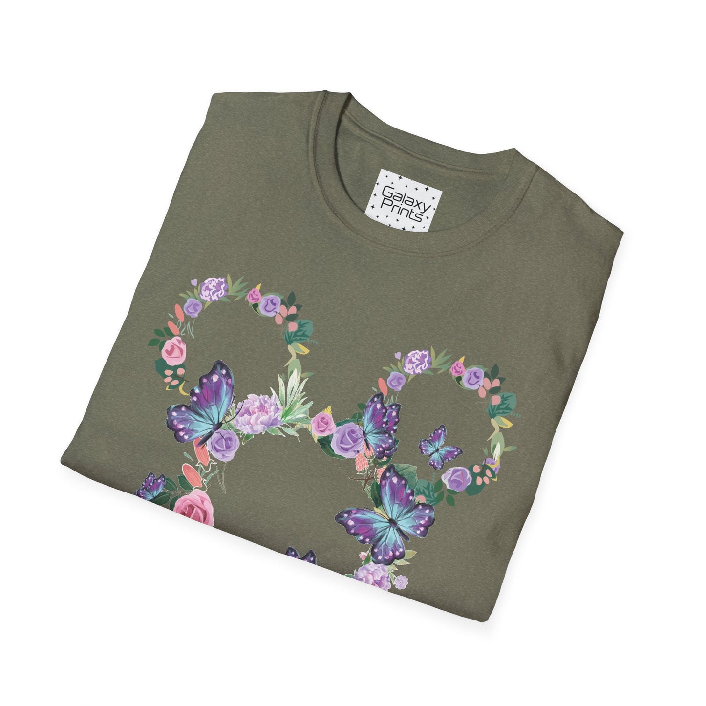 Unisex T-Shirt - DISNEY Inspired - 'Mickey Ears made of Flowers'