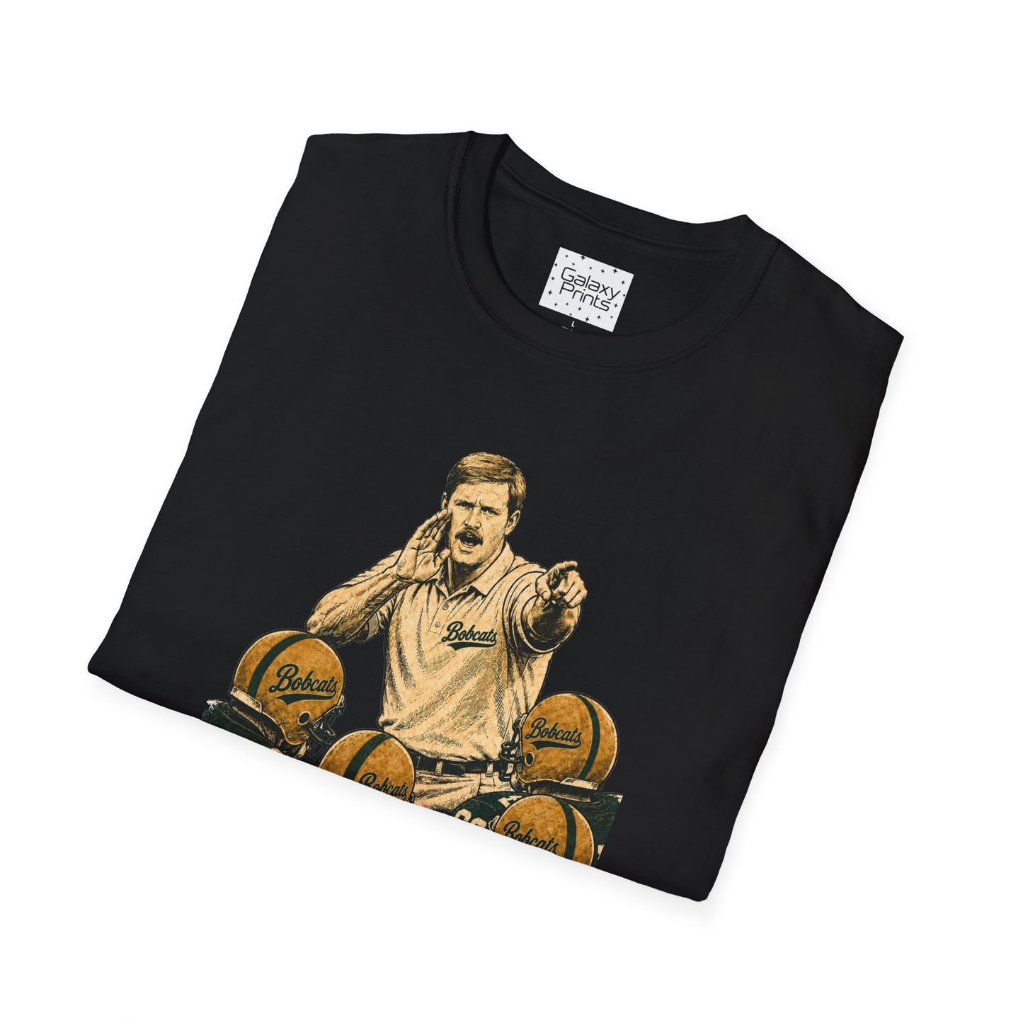 Lees-McRae College Bobcats Vintage Football T-Shirt — Coach Bryan 2  "Get some hip roll, get you some" - Forever Undefeated