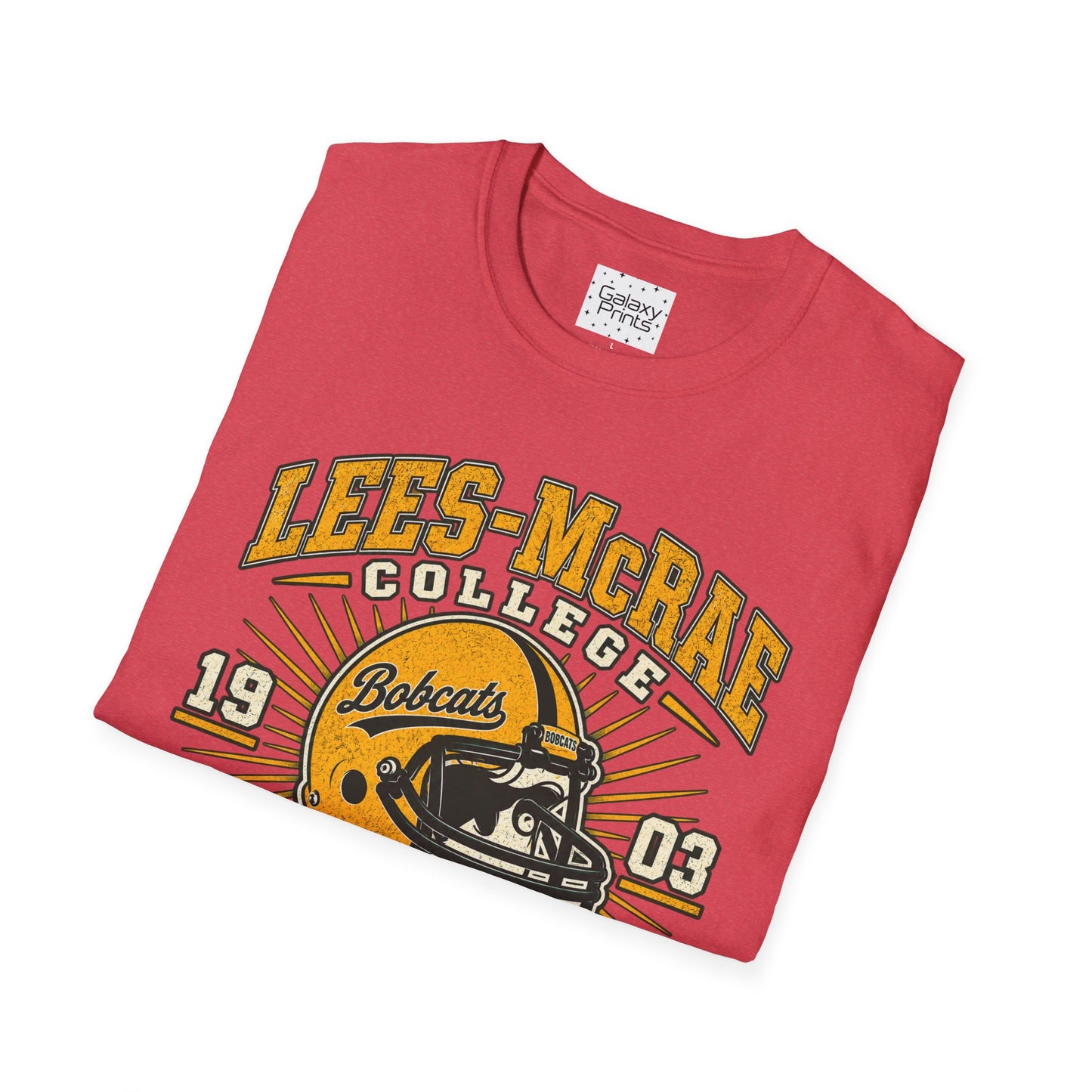 Lees-McRae College Bobcats Vintage Football T-Shirt — Retro 1903 Design