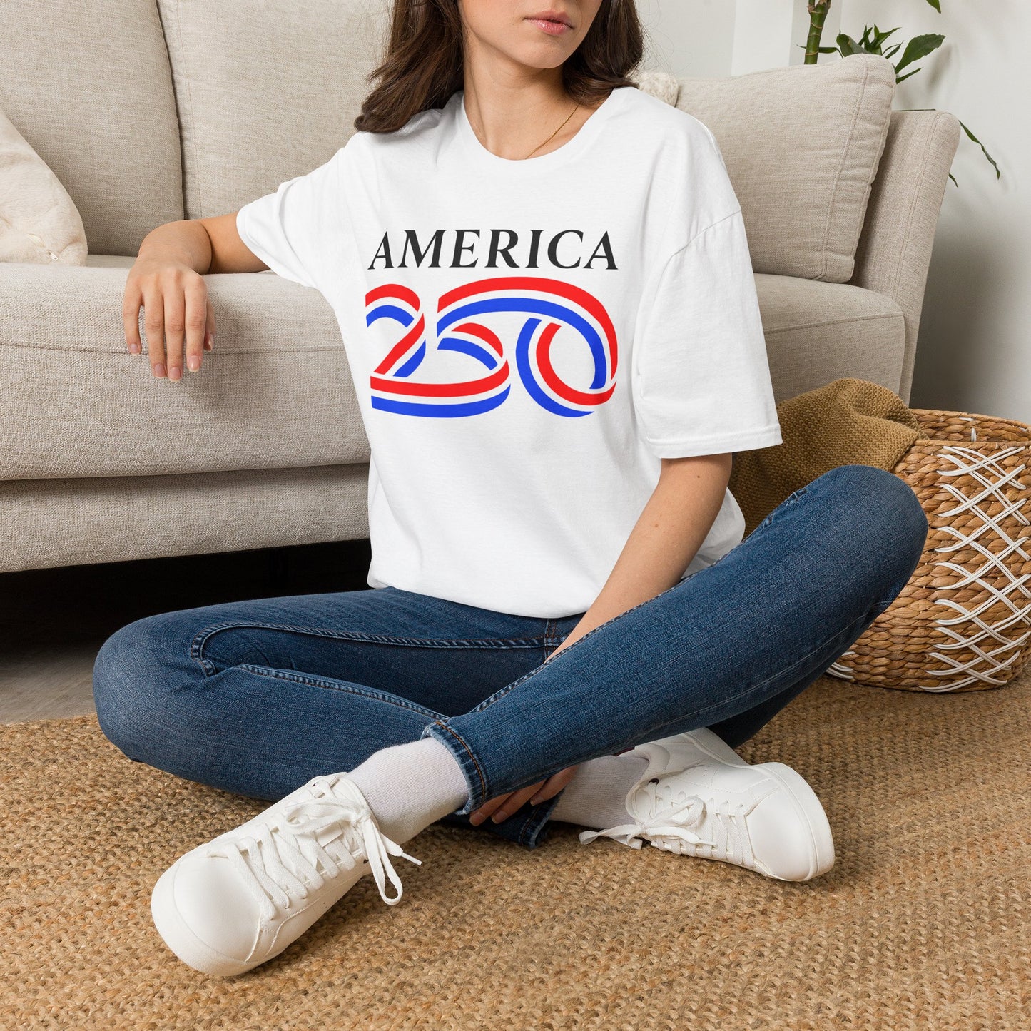 America 250 Celebration T-Shirt — Patriotic Red White Blue Anniversary Tee with 1776 - 2026 on back - Current Culture