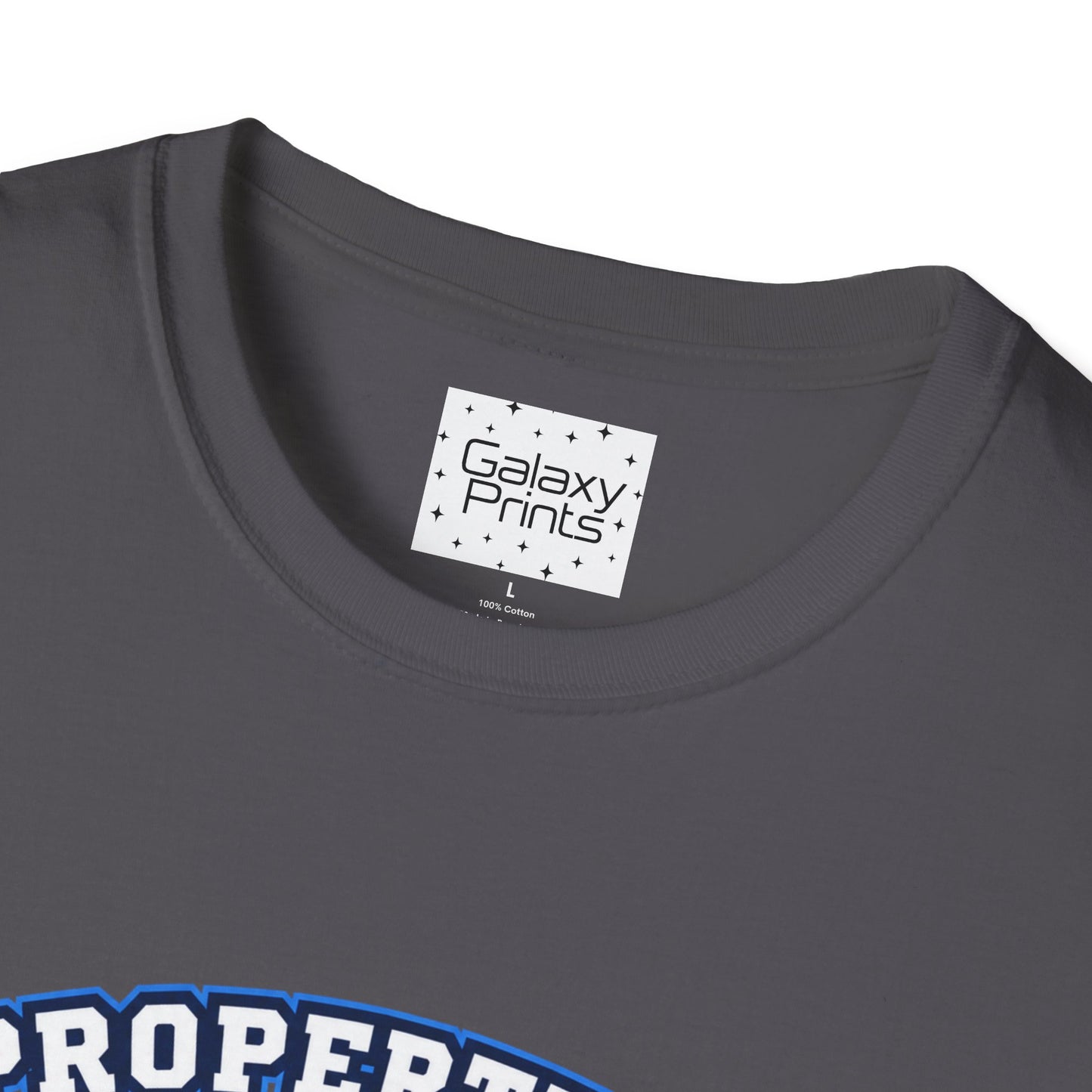 Property of JTH Vikings T‑Shirt M — Viking in Power Circle back - Hoggard School Spirit Tee