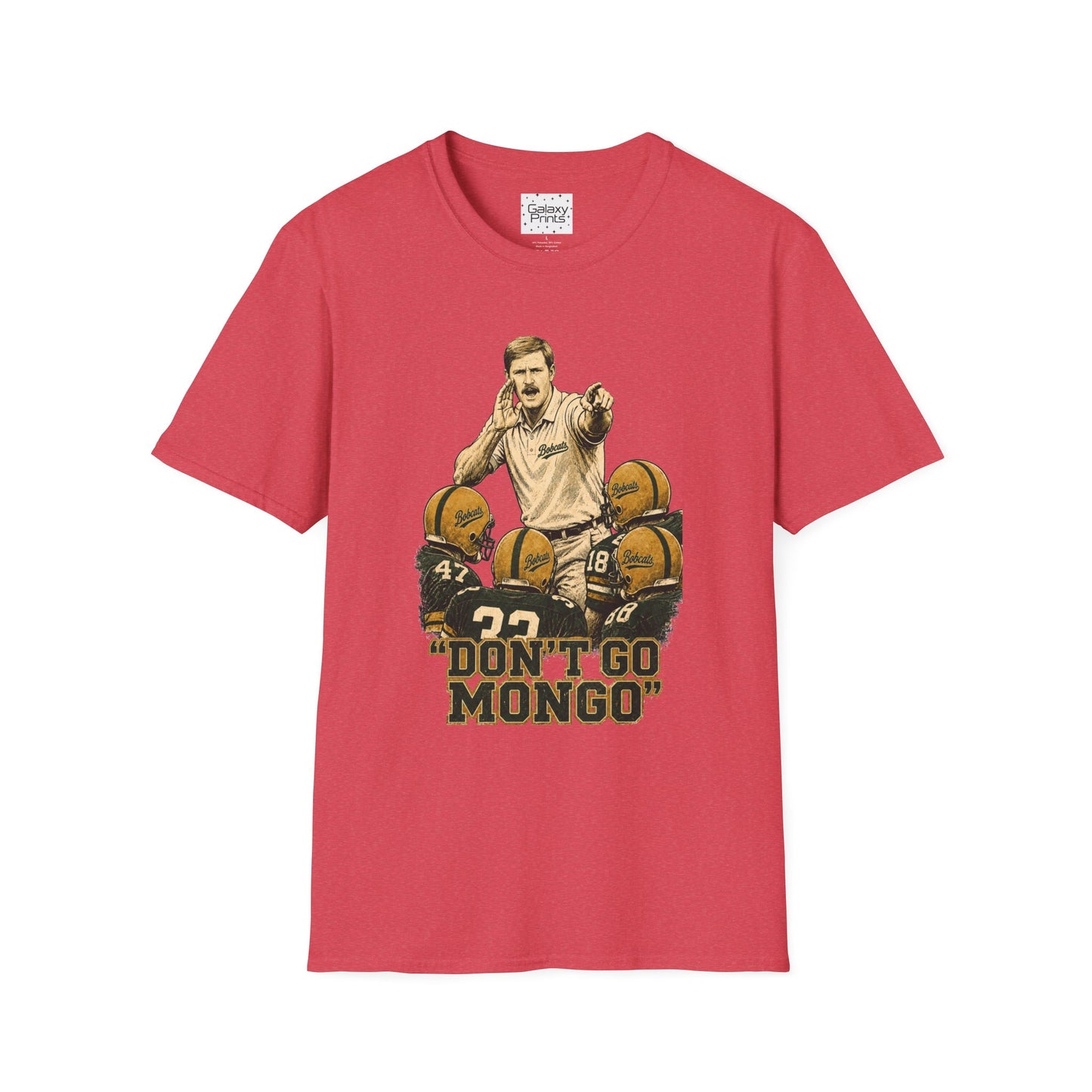 Lees-McRae College Bobcats Vintage Football T-Shirt — Coach Bryan "Don't Go MONDO" - Forever Undefeated
