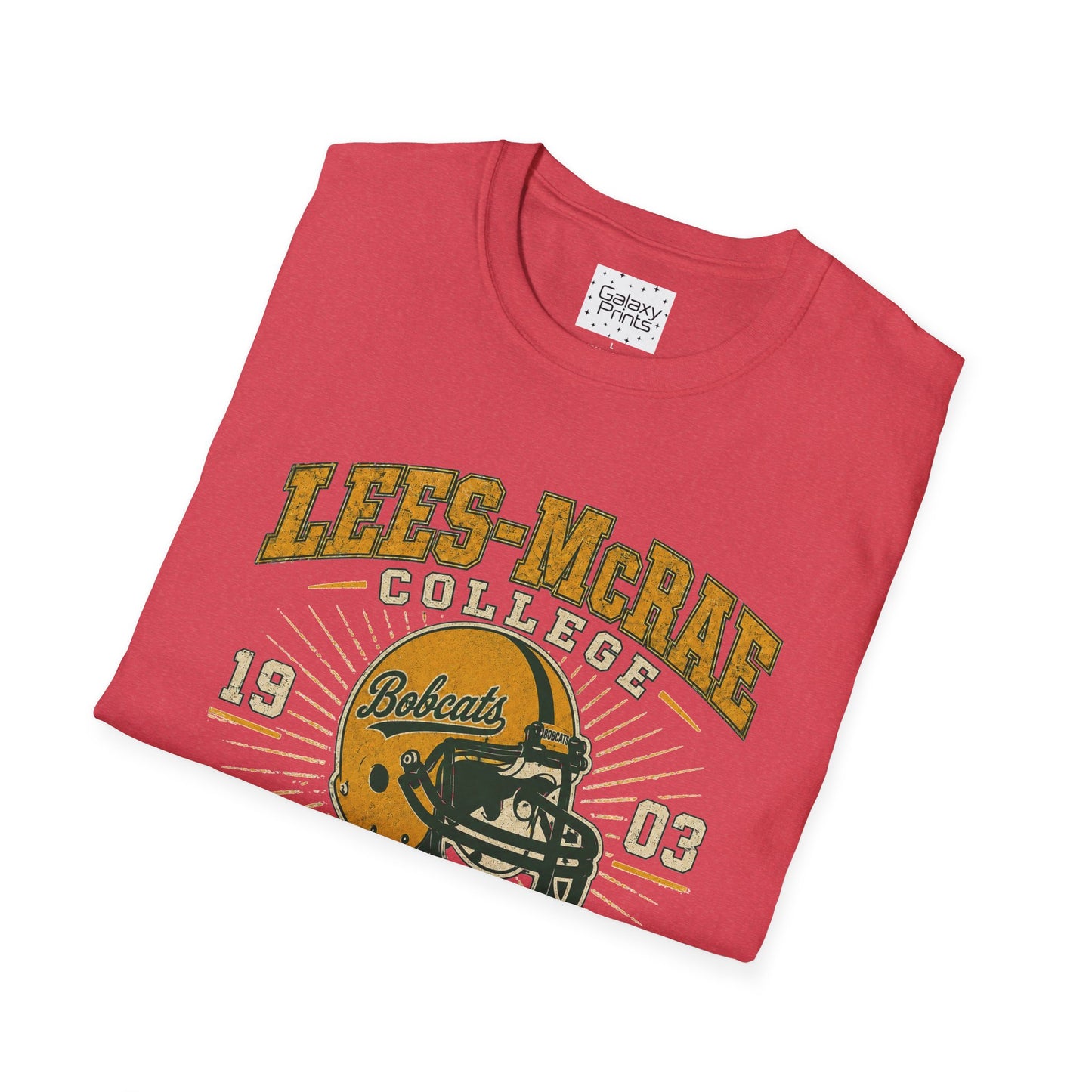 Lees-McRae College Bobcats Vintage Football T-Shirt — Forever Undefeated - The Black Hole