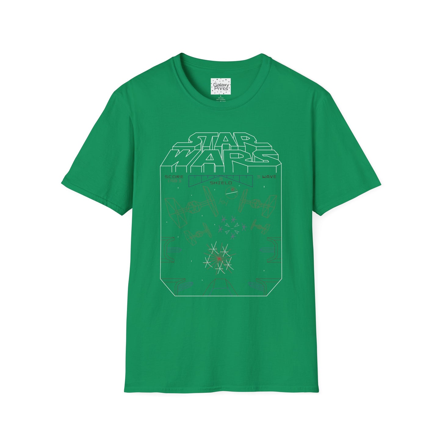 Star Wars Inspired Unisex T-Shirt - 'STAR WARS 1983 Arcade Video Game Screen Rendering' Graphic Tee