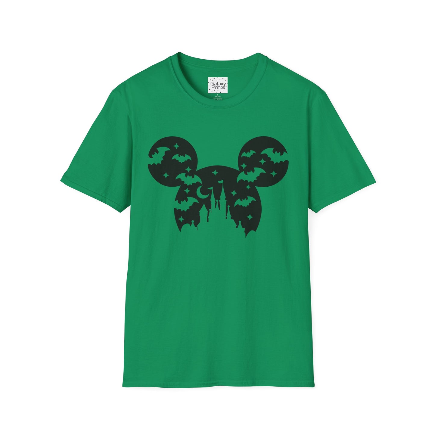Unisex T-Shirt - DISNEY Inspired - 'Mickey Head with Castle for Halloween'