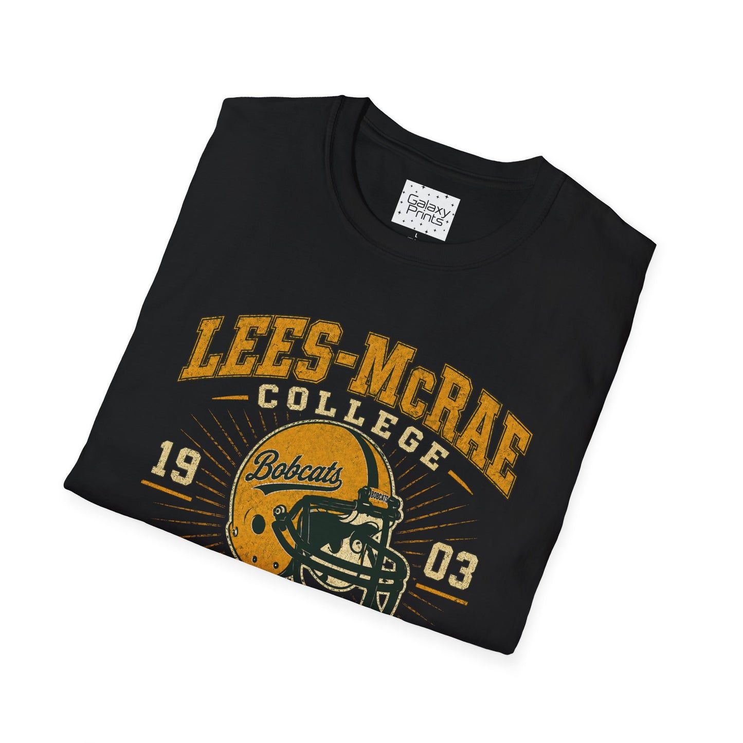 Lees-McRae College Bobcats Vintage Football T-Shirt — Got A Lot A More - The Black Hole