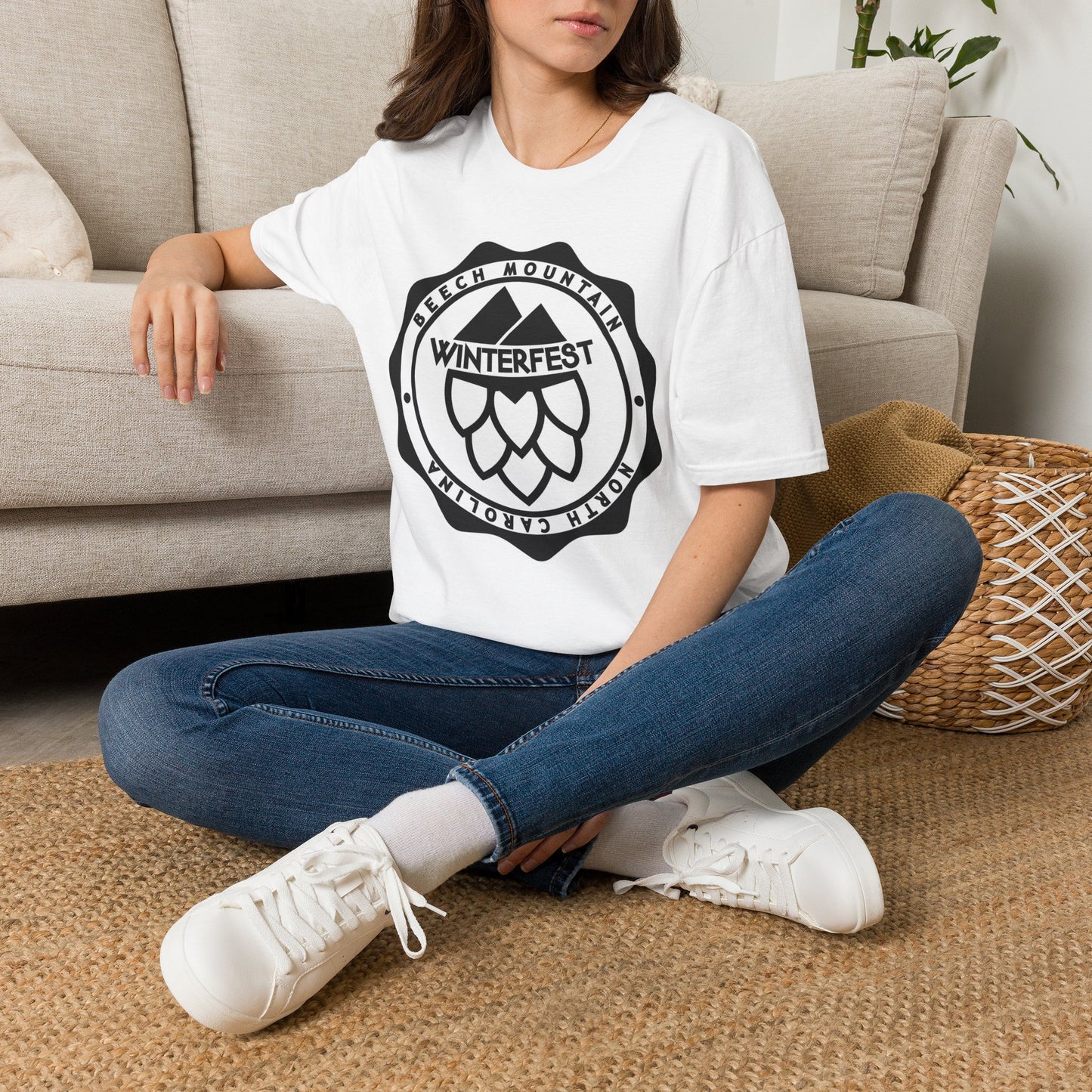 Winterfest Beech Mountain, NC  Logo T-Shirt — Beech Mountain Ski Festival Tee