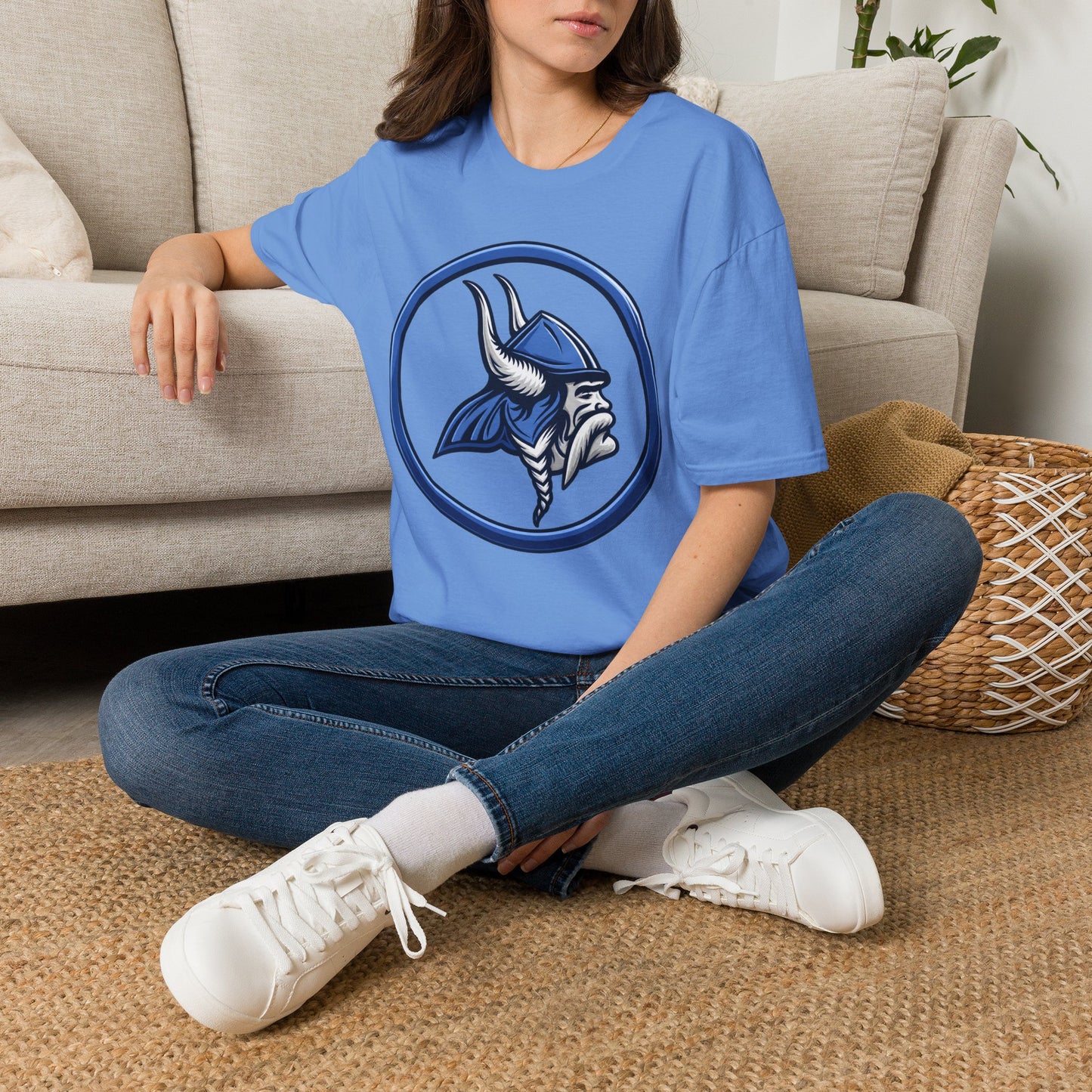Unisex T-Shirt - Hoggard Vikings Inspired - Hoggard Viking in Power Circle