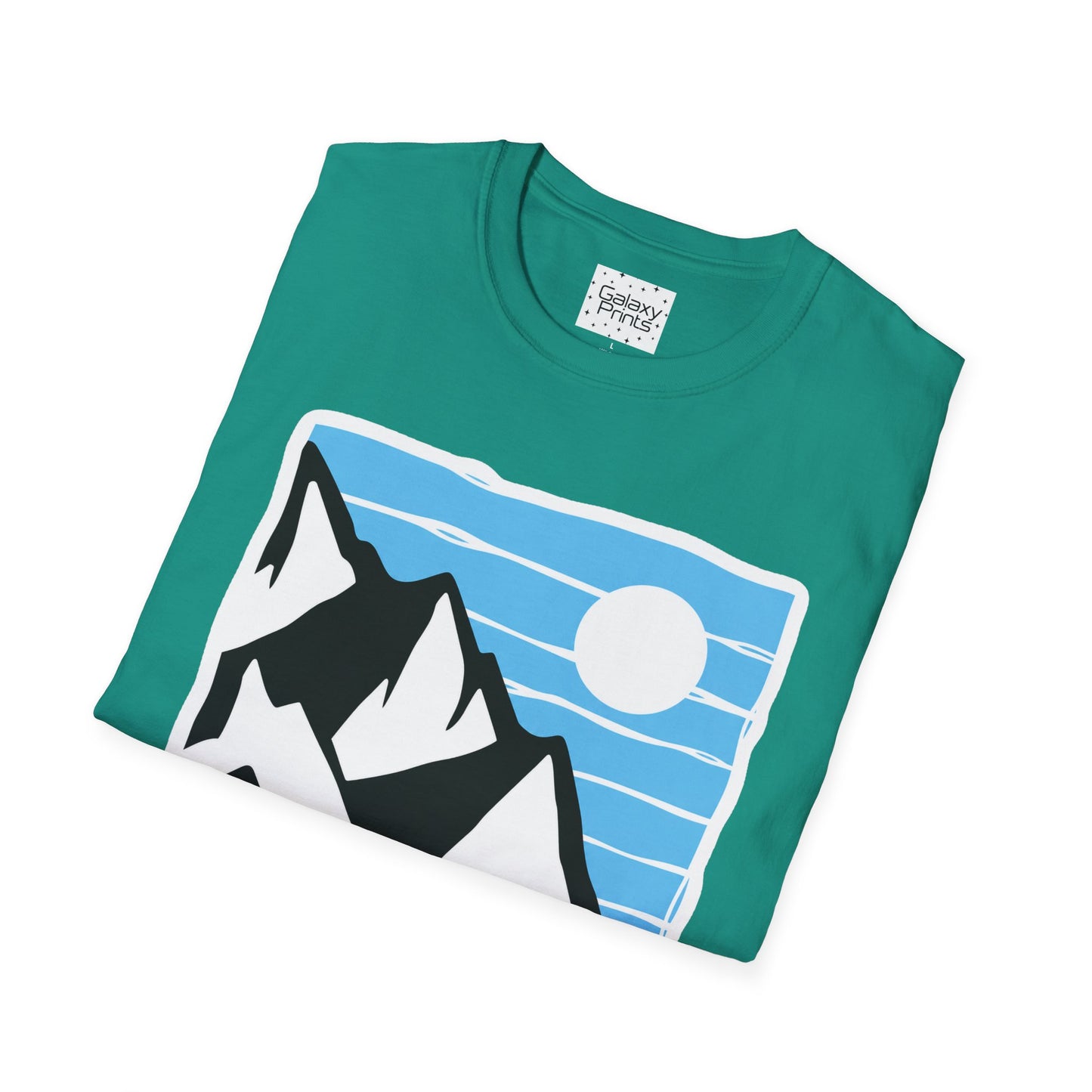Beach Mountain North Carolina T-Shirt — Retro Mountain Range Sun Graphic Tee