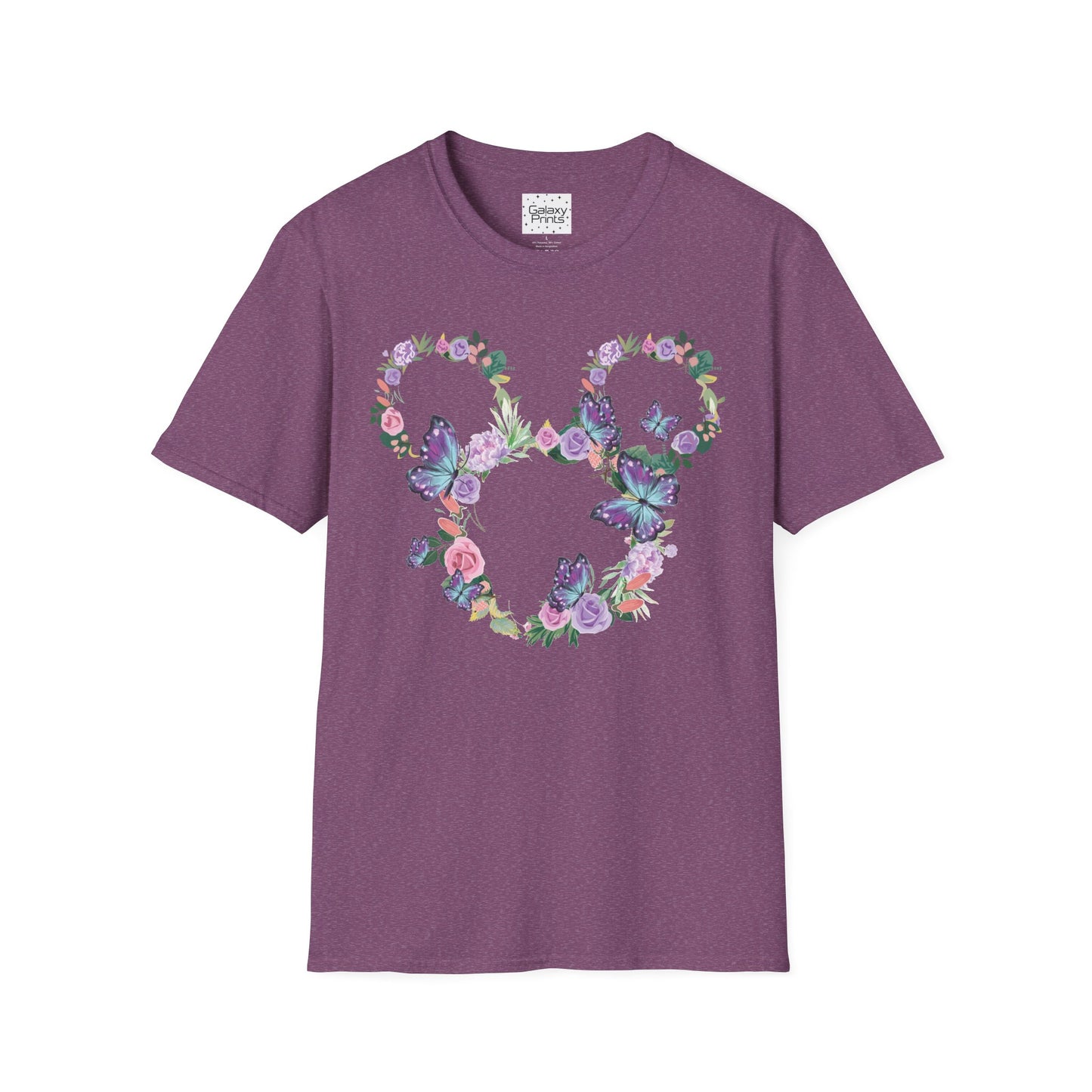 Unisex T-Shirt - DISNEY Inspired - 'Mickey Ears made of Flowers'