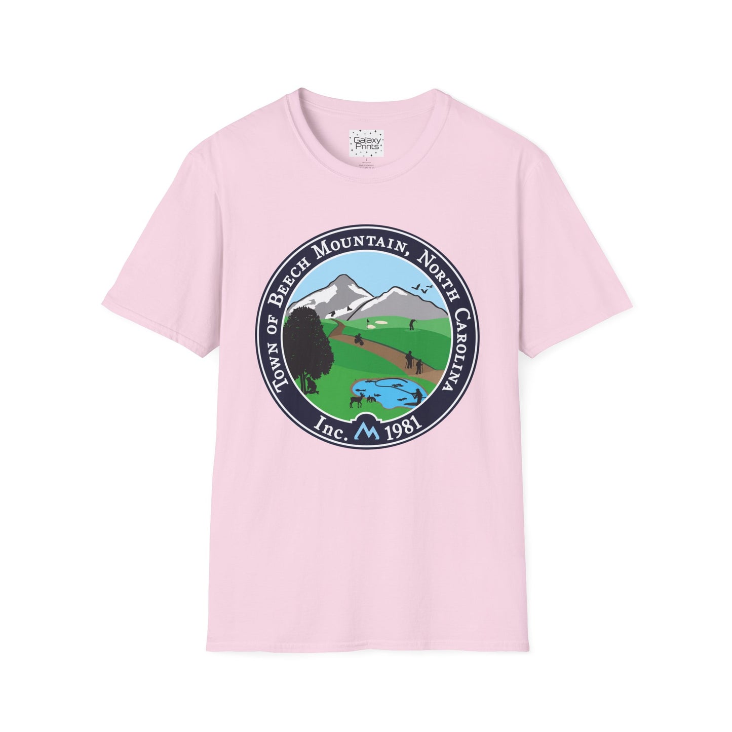 The Town of Beech Mountain, North Carolina Seal T-Shirt — Scenic Mountain Town Tee
