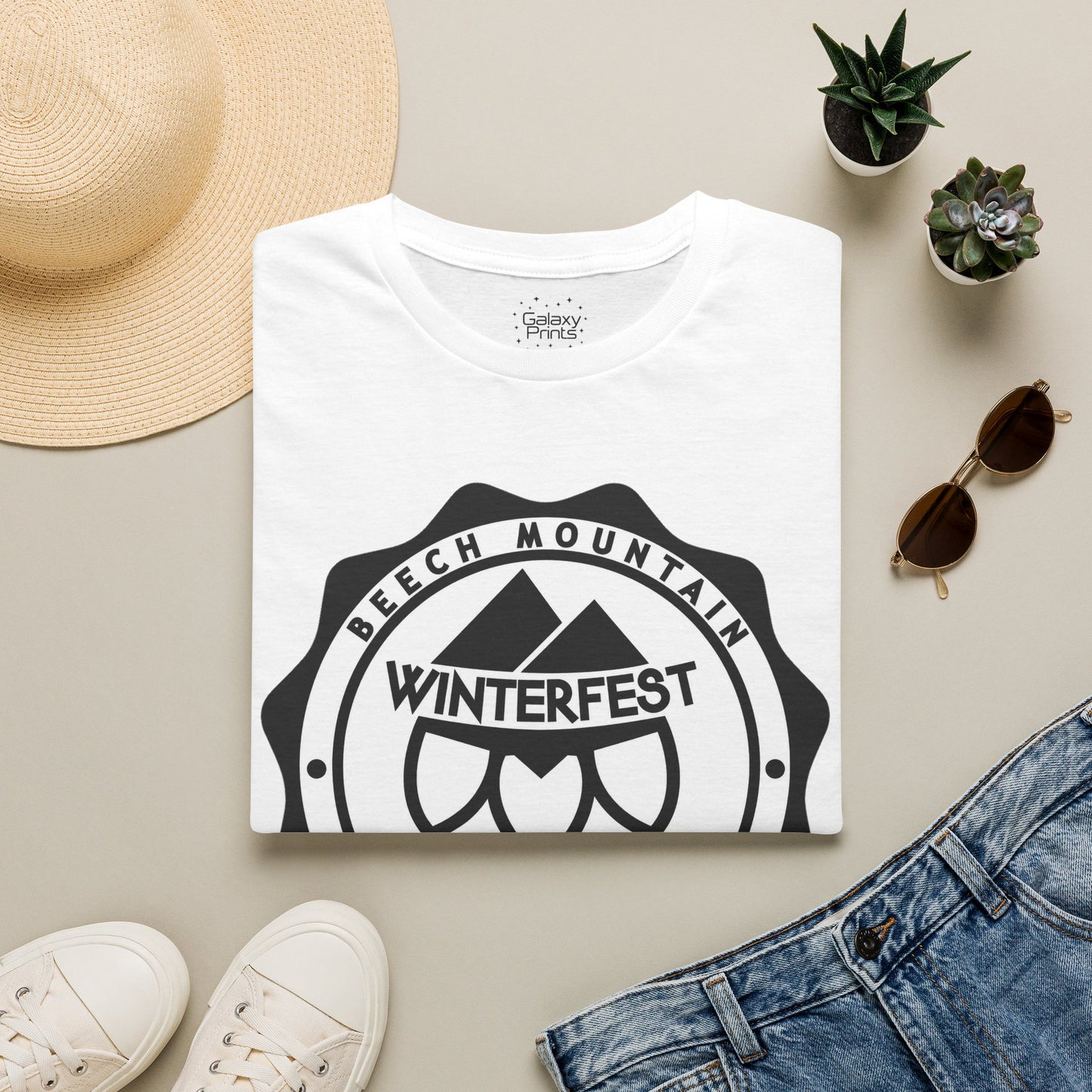 Winterfest Beech Mountain, NC  Logo T-Shirt — Beech Mountain Ski Festival Tee