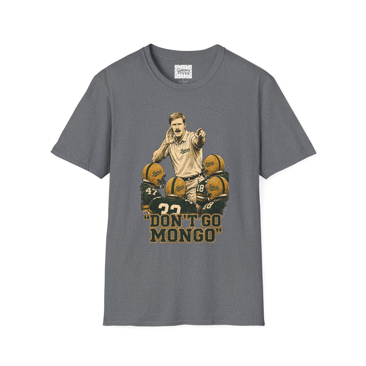 Lees-McRae College Bobcats Vintage Football T-Shirt — Coach Bryan "Don't Go MONDO" - Forever Undefeated