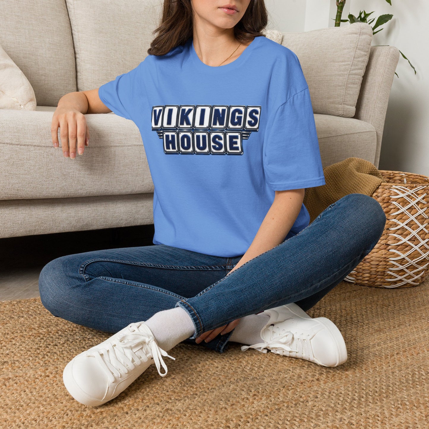 Vikings House - Getting Served — Hoggard School Spirit Tee - Scattered Smothered Covered