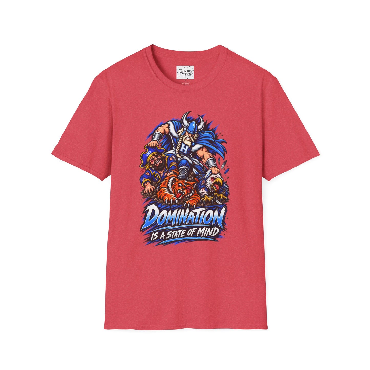 Unisex T-Shirt - Hoggard Vikings Inspired - 'Domination is a State of Mind' - over our rivals