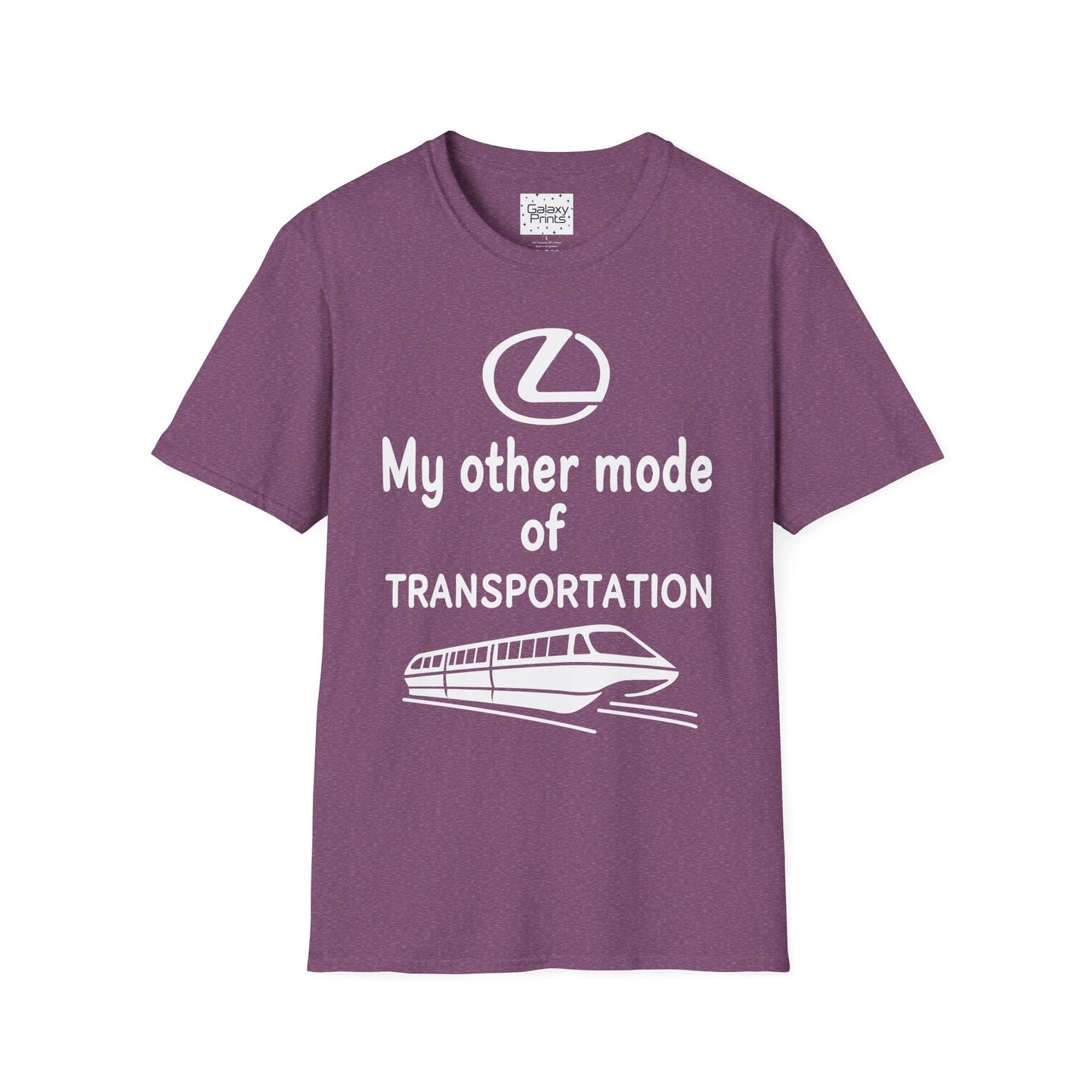 Unisex T-Shirt - DISNEY Inspired - 'Monorail - My other mode of Transportation - Lexus'
