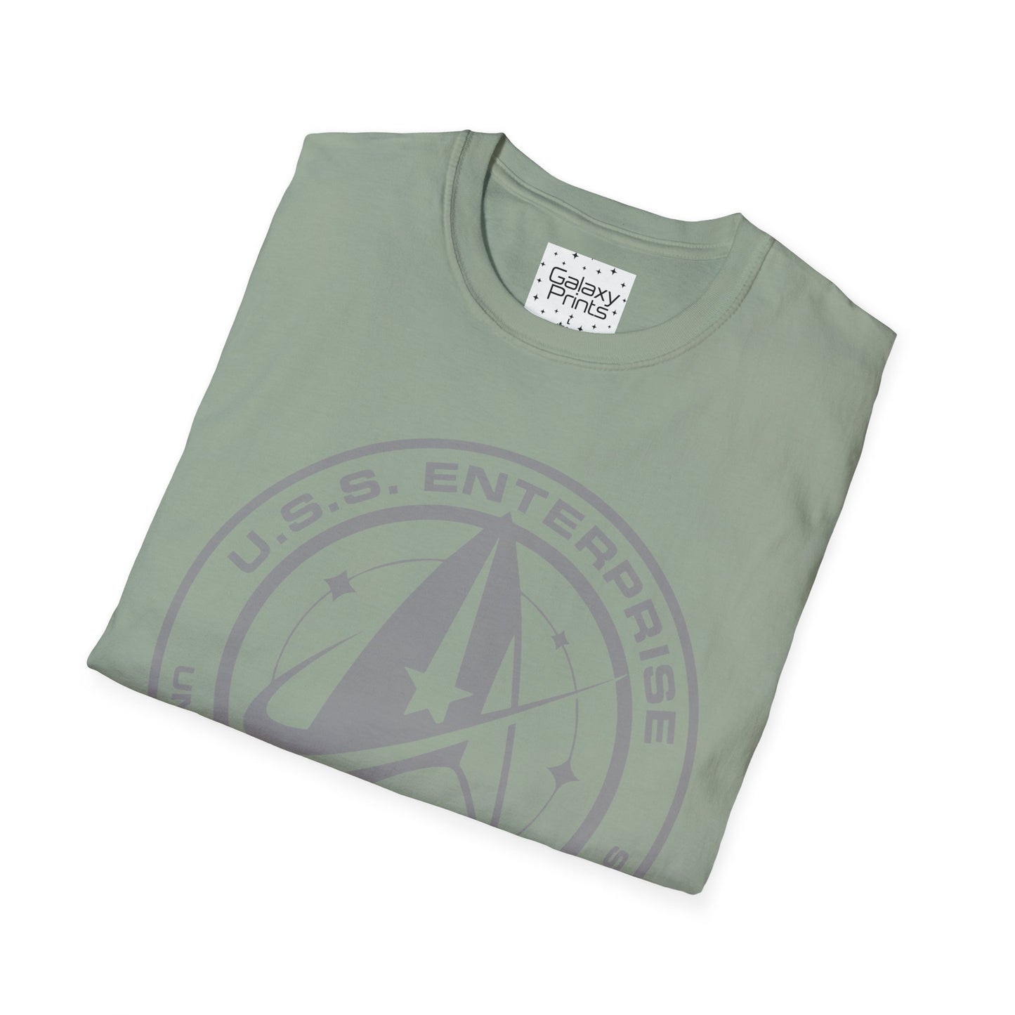 Unisex T-Shirt - POP Culture - 'From STAR TREK the TV & Movie HIT Franchises - U.S.S. Enterprise Flight Patch'