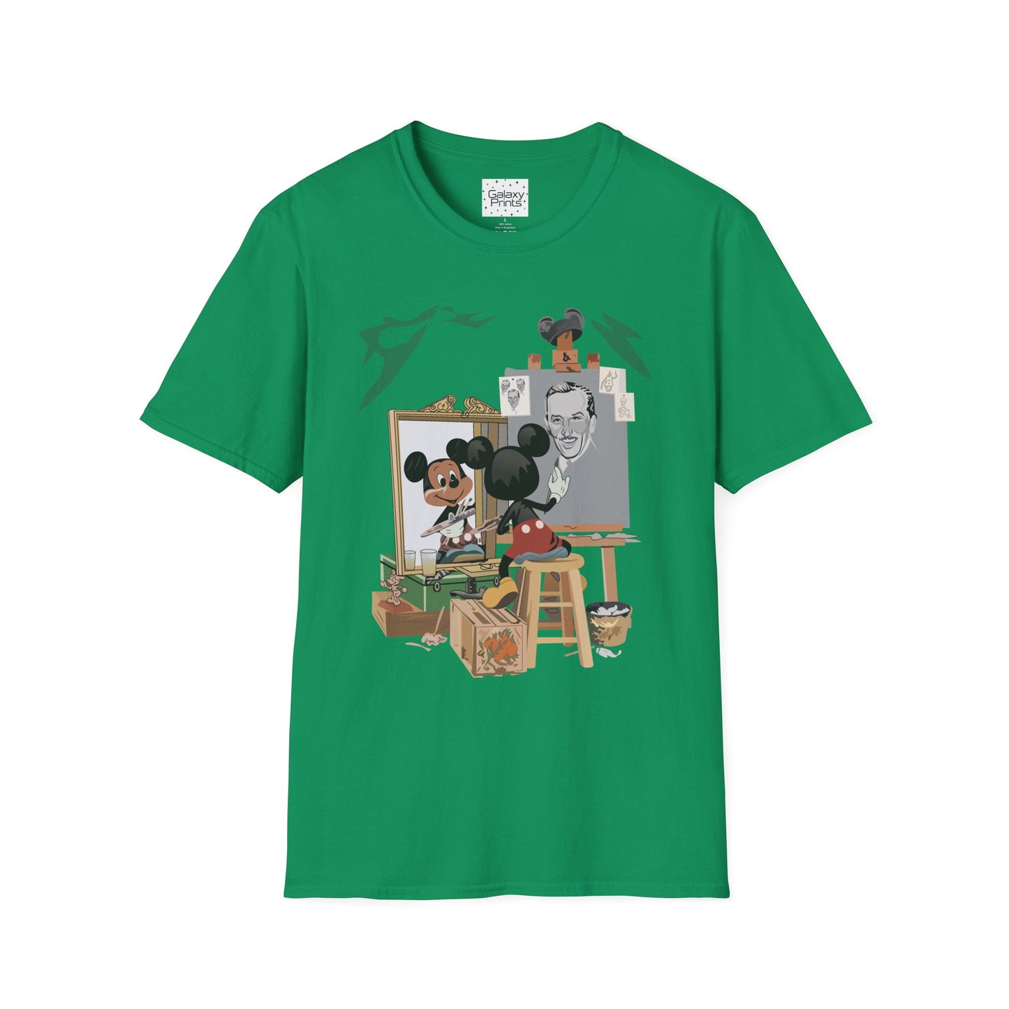 Unisex T-Shirt - DISNEY Inspired - 'Mickey Painting Walt'