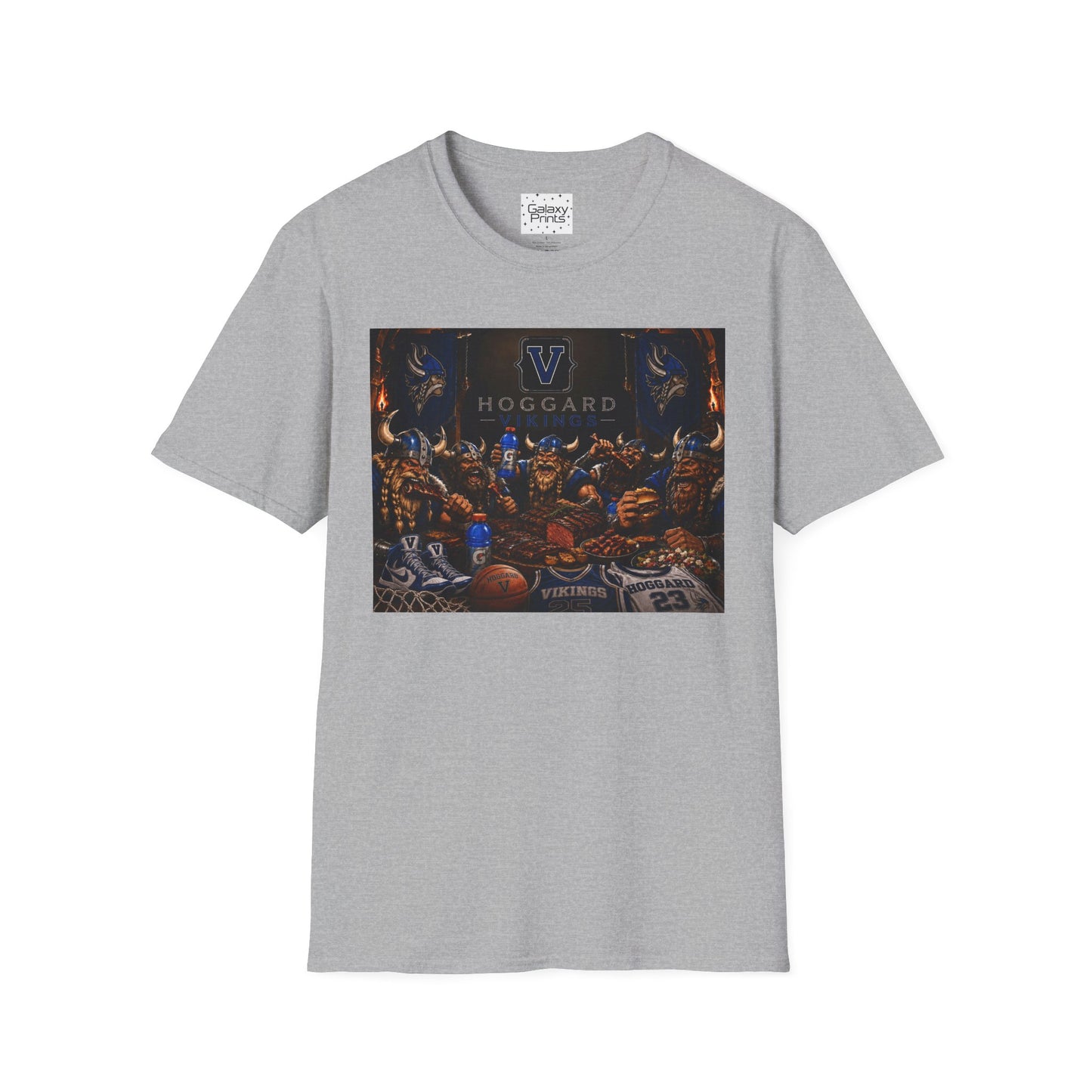 Vikings Basketball Feast T‑Shirt — Hoggard School Spirit Tee - Men's Baseball