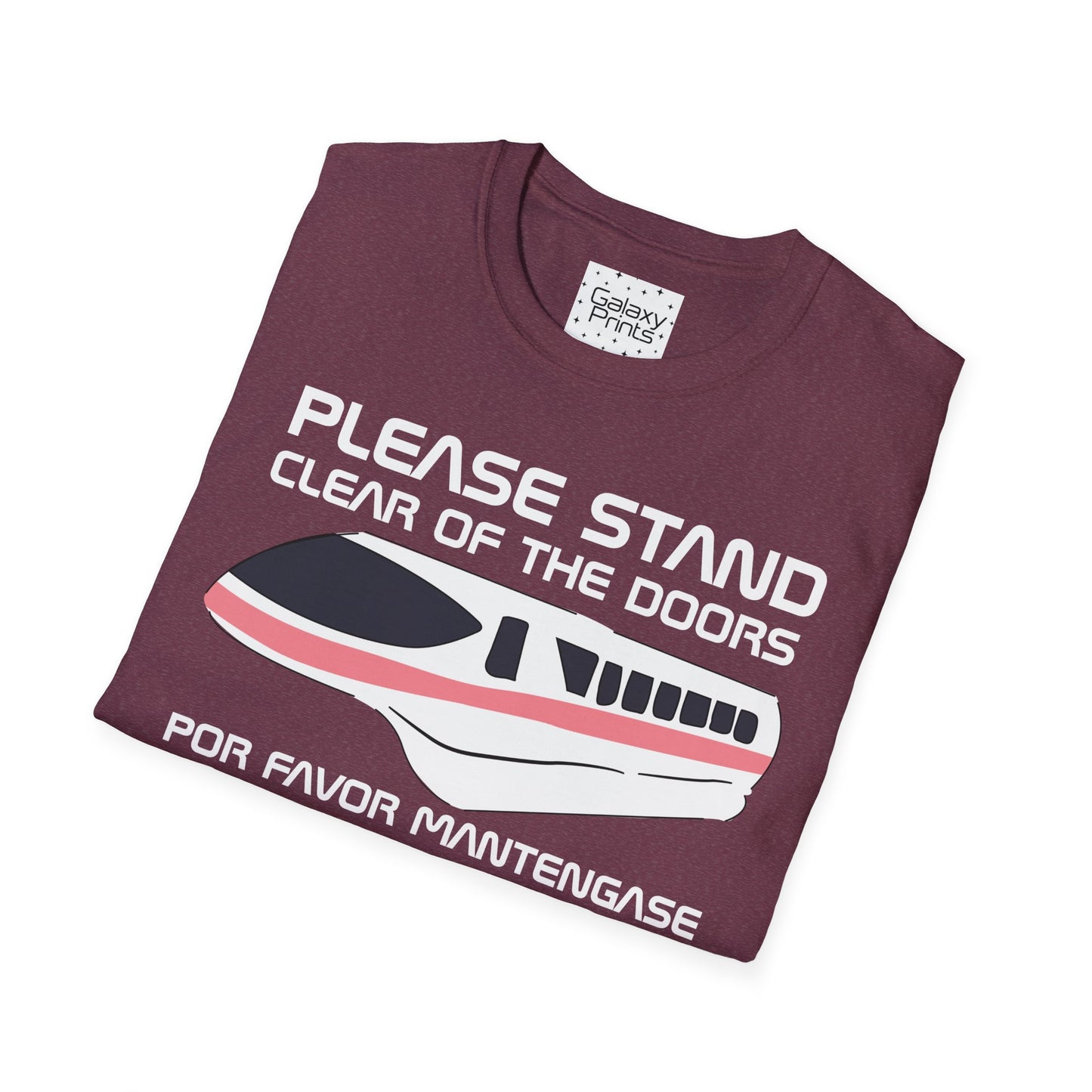 DISNEY inspired Unisex T-Shirt - Monorail Please Stand Clear Of The Doors