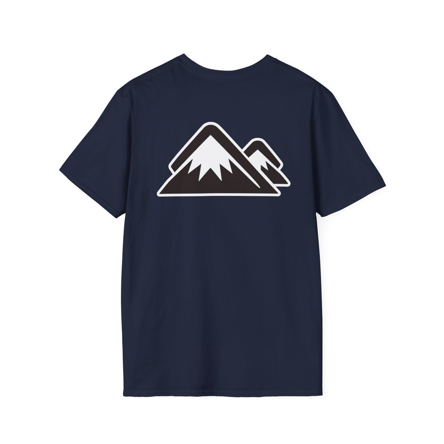 Ski Patrol Beech Mountain Retro T-Shirt — Beech Mountain Ski Patrol with Mountains on the back- logo Tee