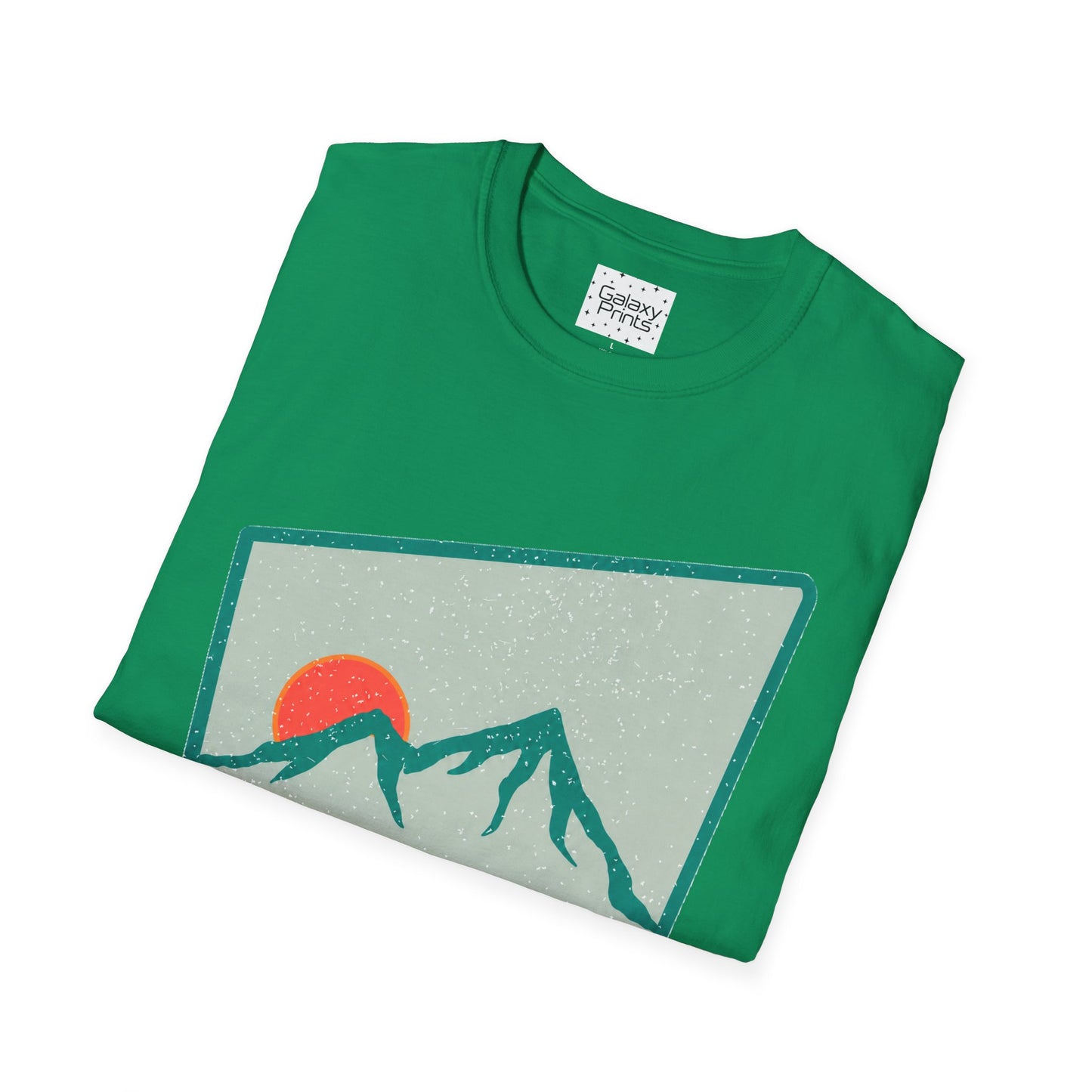 Beech Mountain NC Let it Snow T-Shirt — Retro Mountain Sunrise Snow Tee
