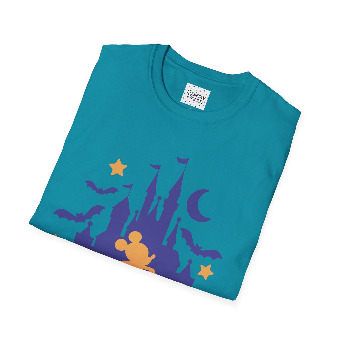 Unisex T-Shirt - DISNEY Inspired - 'Mickey gone trick or treating at the Castle in WDW'