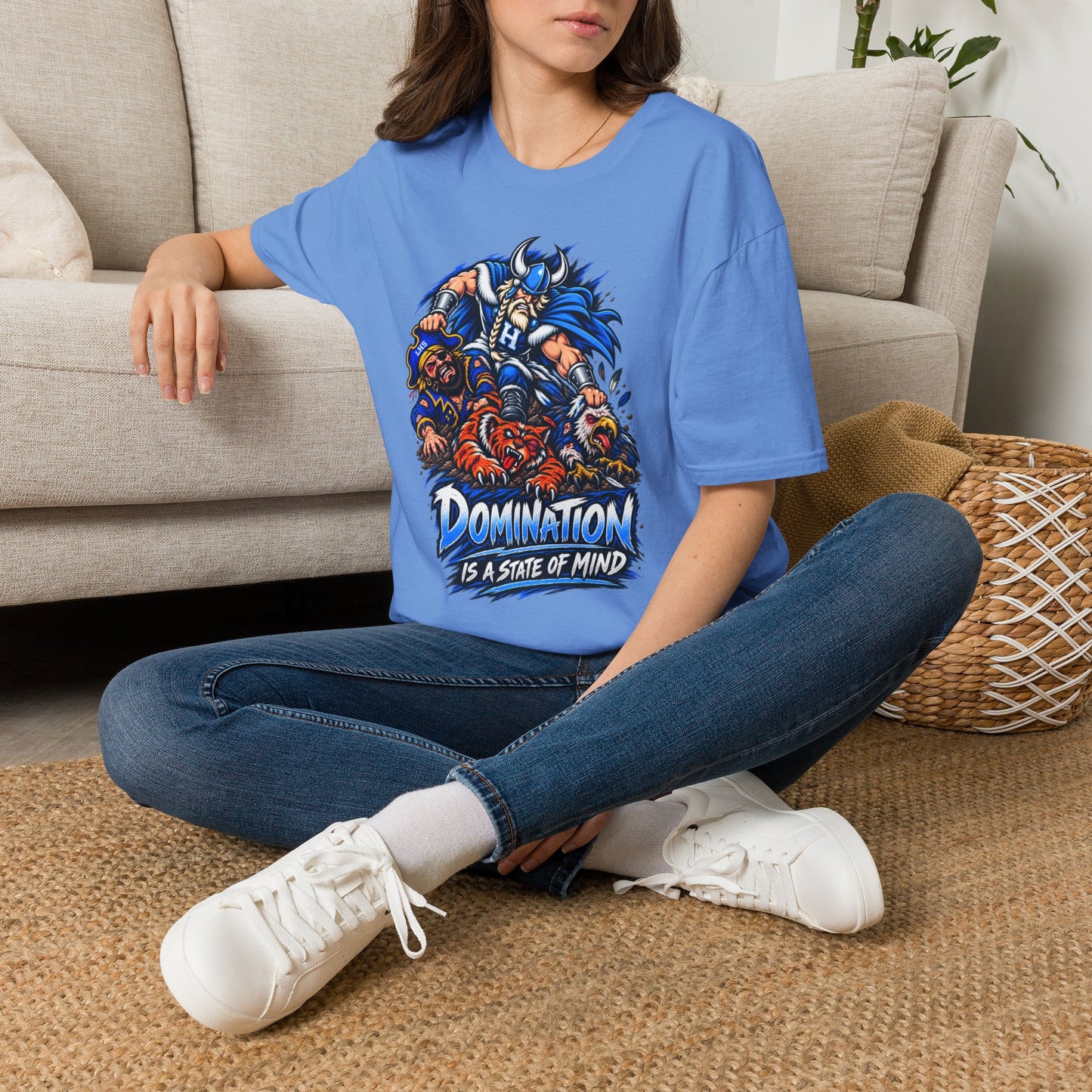 Unisex T-Shirt - Hoggard Vikings Inspired - 'Domination is a State of Mind' - over our rivals