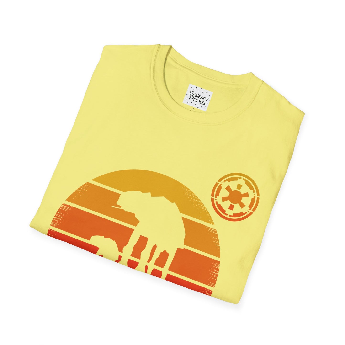 Star Wars Inspired Unisex T-Shirt - 'AT-AT Walker Sunset' Graphic Tee