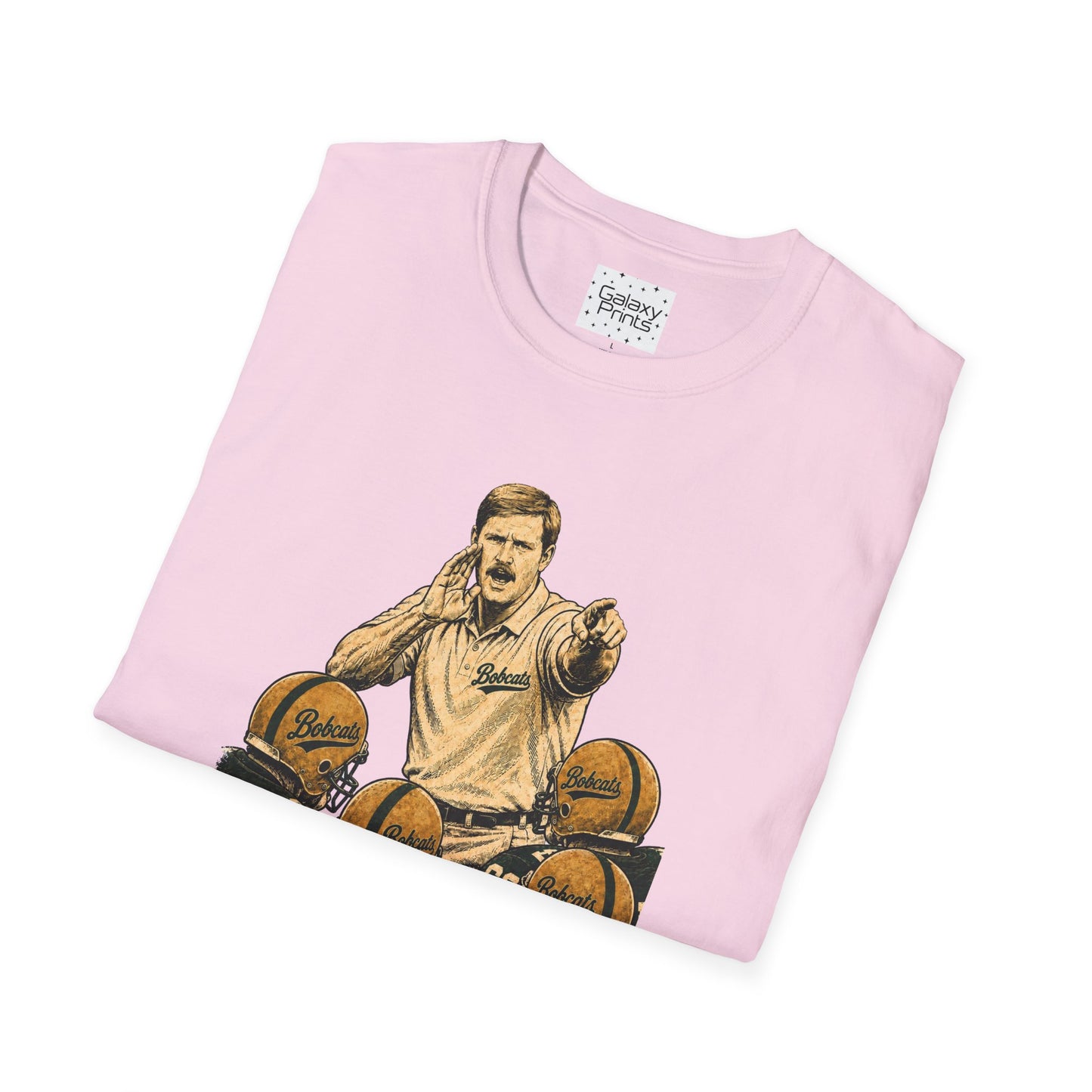 Lees-McRae College Bobcats Vintage Football T-Shirt — Coach Bryan 2  "Get some hip roll, get you some" - Forever Undefeated