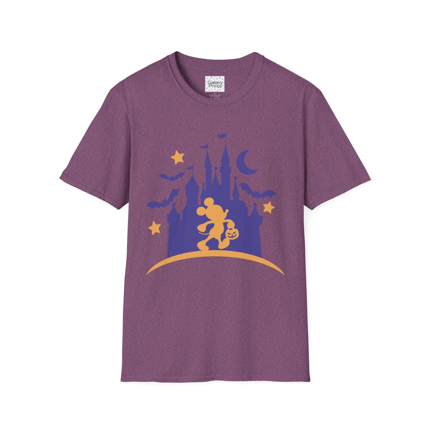 Unisex T-Shirt - DISNEY Inspired - 'Mickey gone trick or treating at the Castle in WDW'