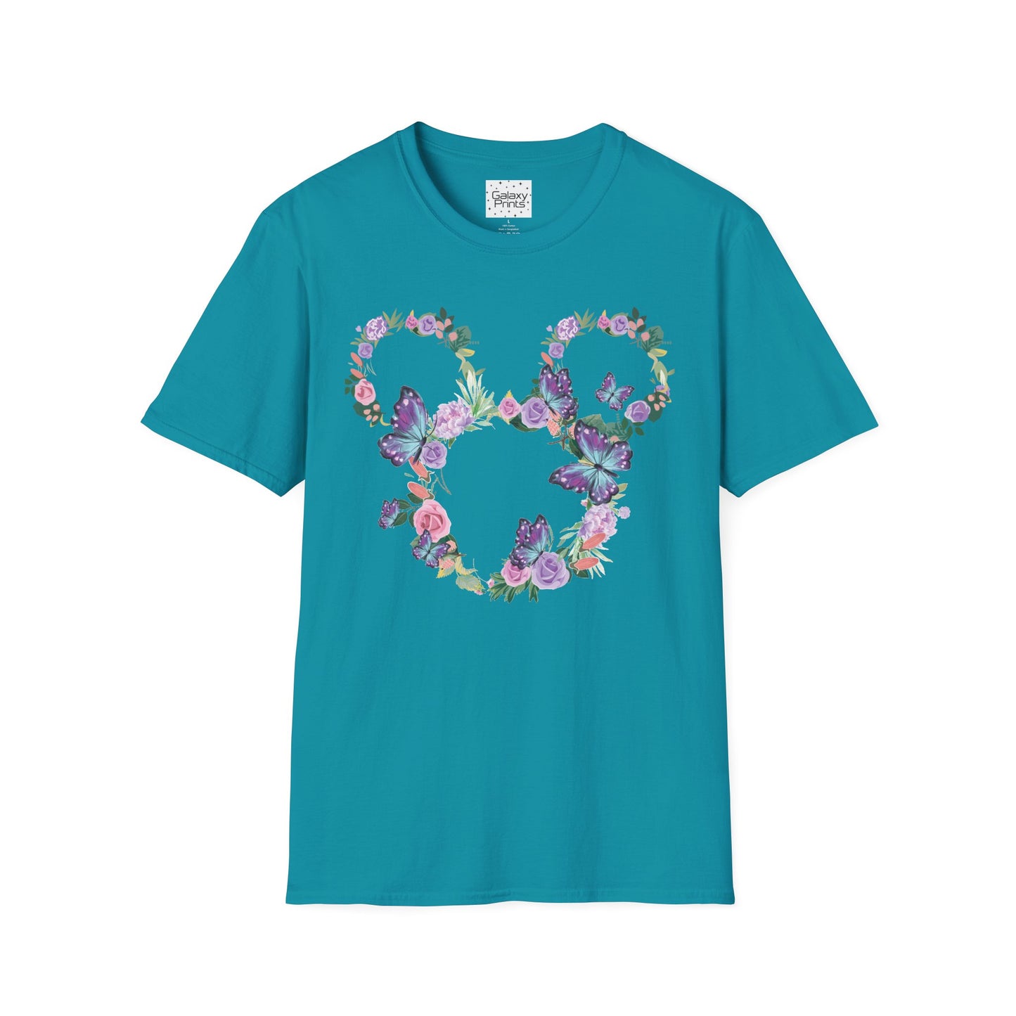 Unisex T-Shirt - DISNEY Inspired - 'Mickey Ears made of Flowers'