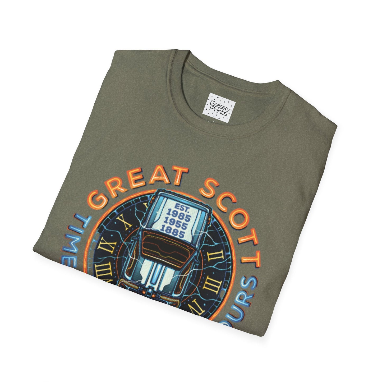 Back To The Future Inspired Unisex T-Shirt - 'Great Scott - Time Travel and Tours'