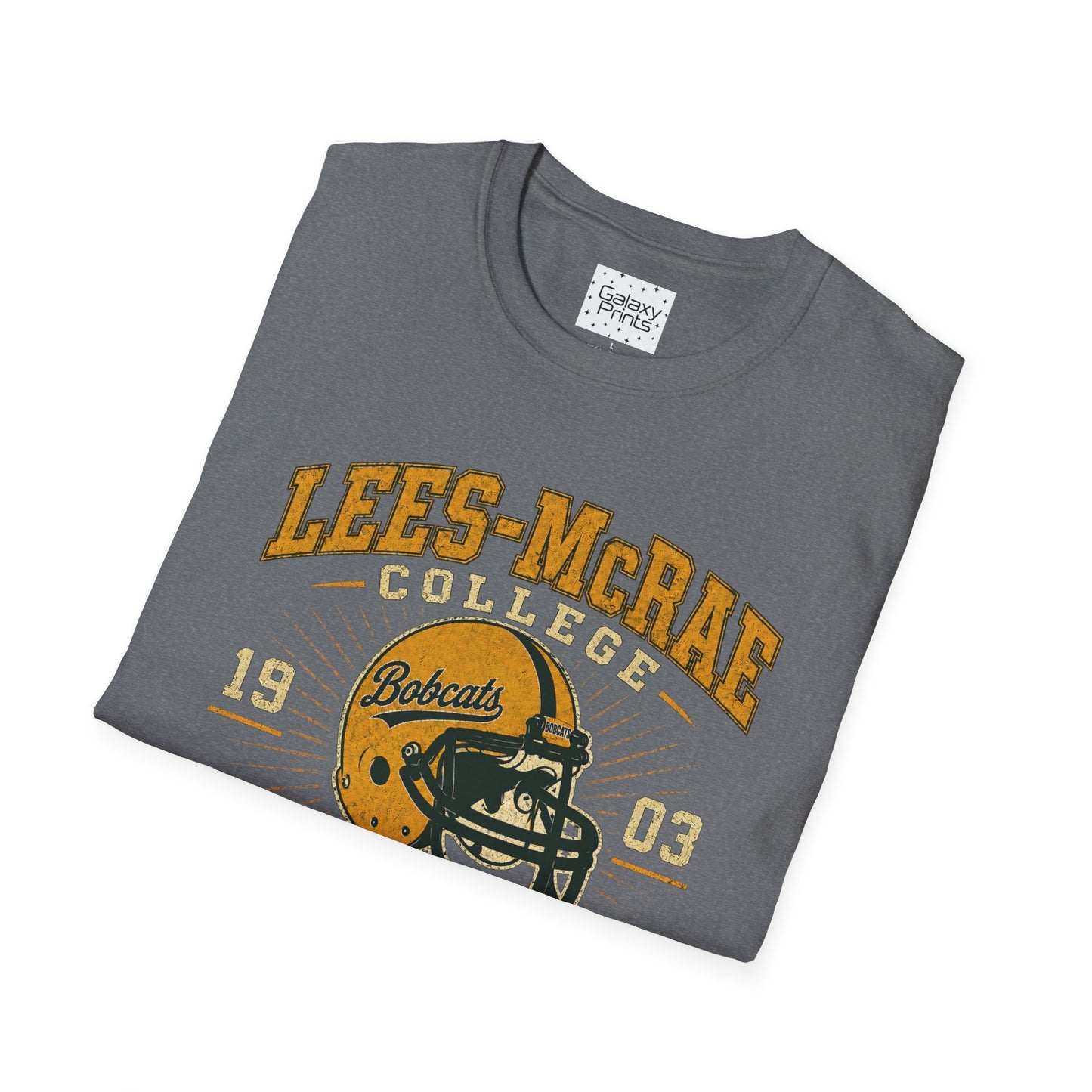 Lees-McRae College Bobcats Vintage Football T-Shirt — Got A Lot A More - The Black Hole