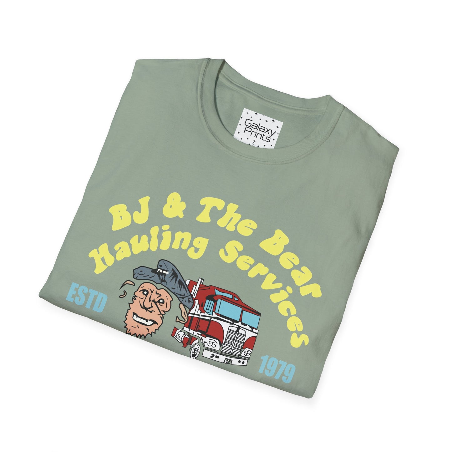 Unisex T-Shirt - Truck Driver BJ and Bear Design - POP Culture